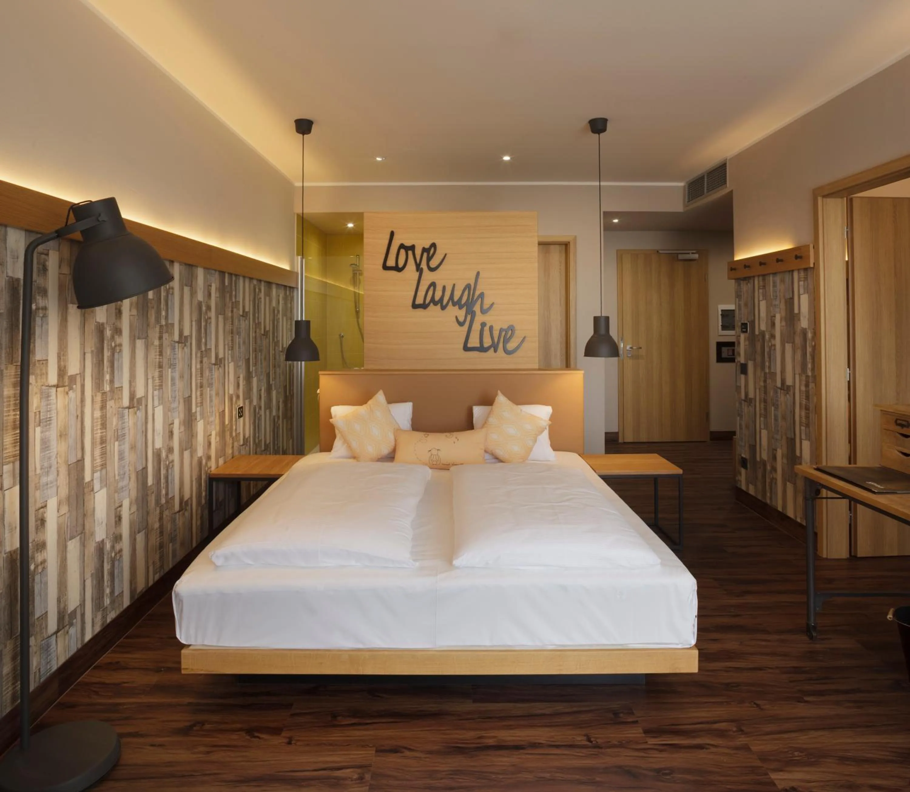 Bed in Mjus Resort & Thermal Park