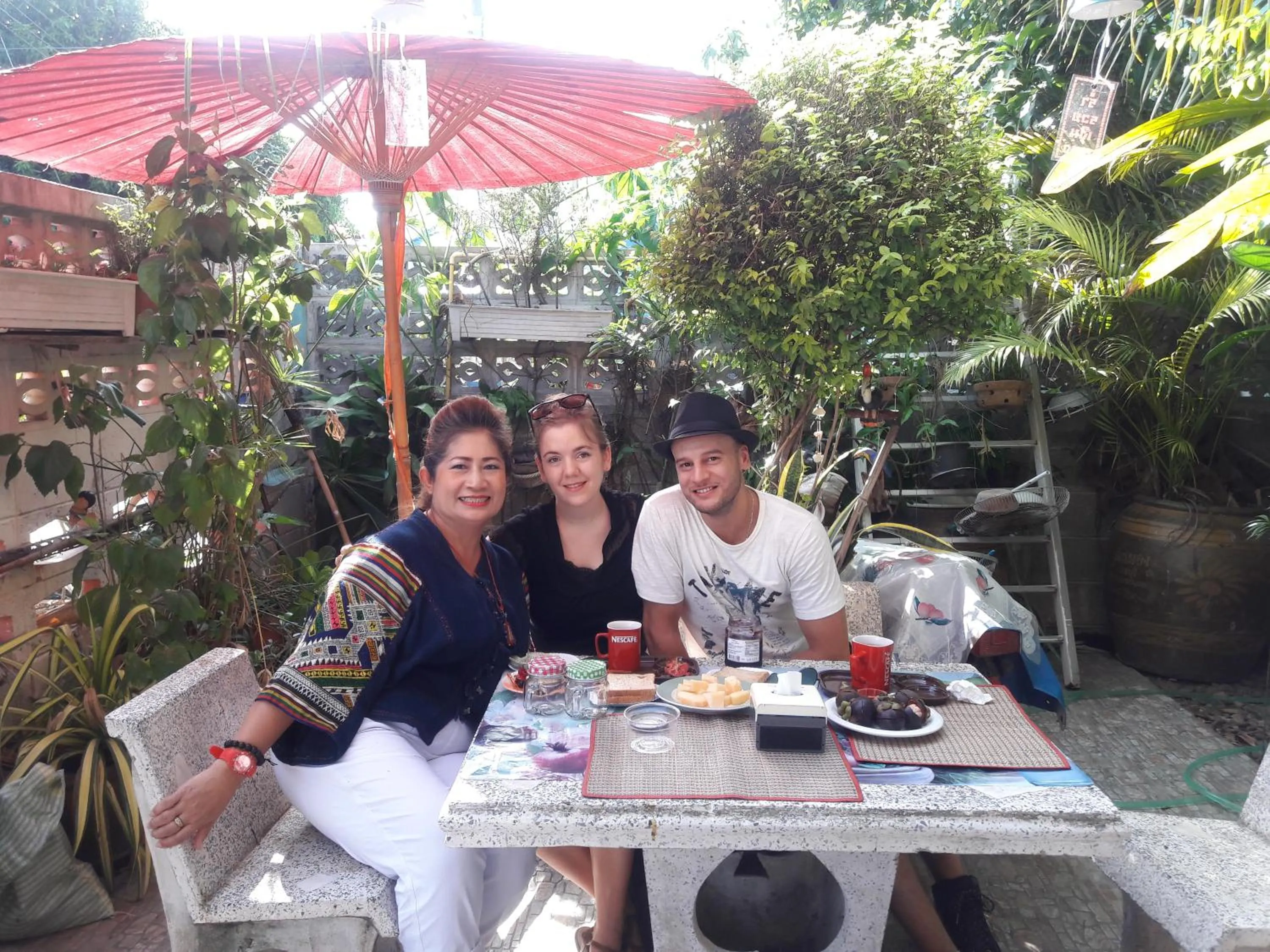 Garden in Ban Kru Ae HomeHostel