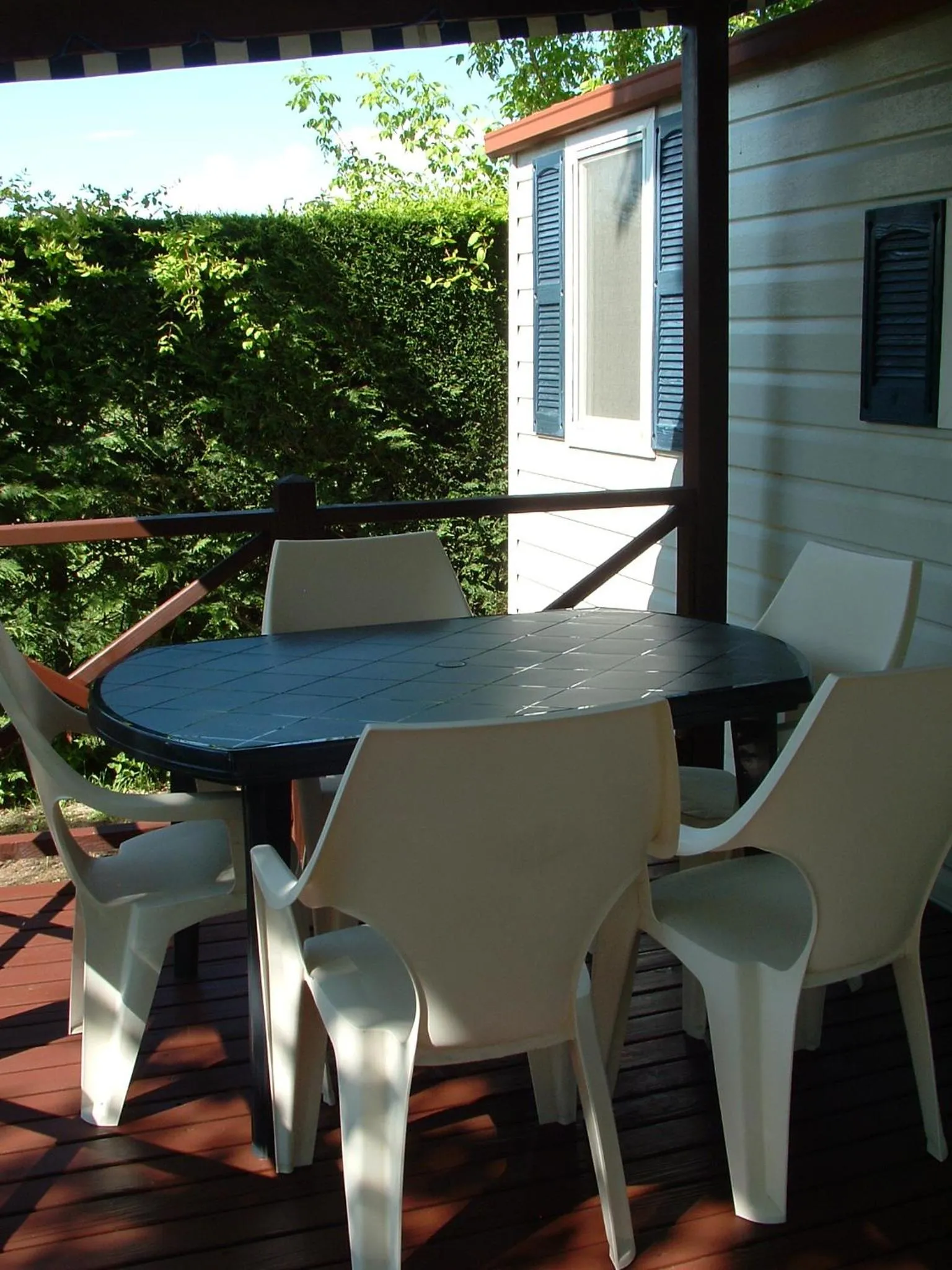 Patio in Mobilhome Angel