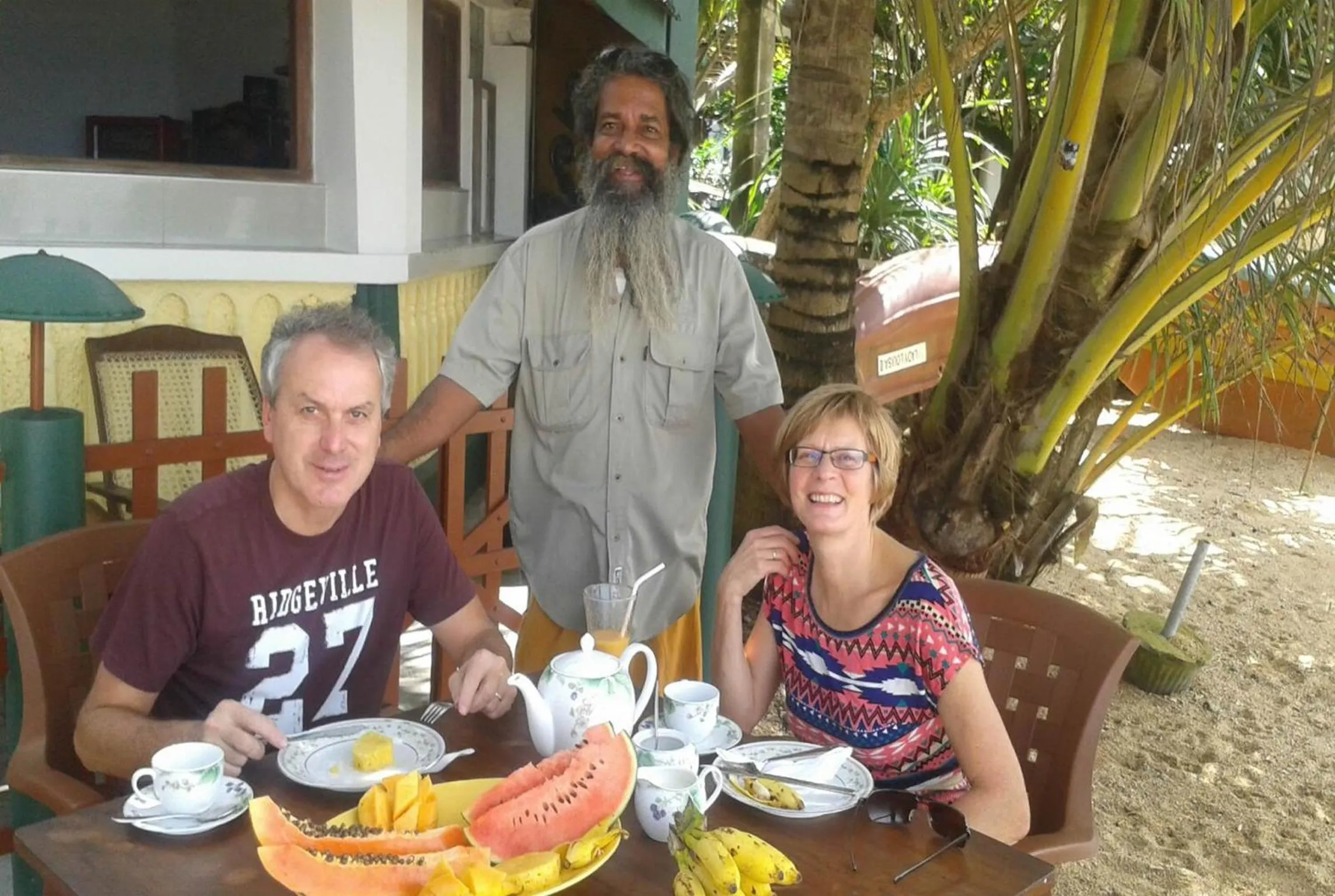 Staff in Hotel Coconut Bar Sea Lodge