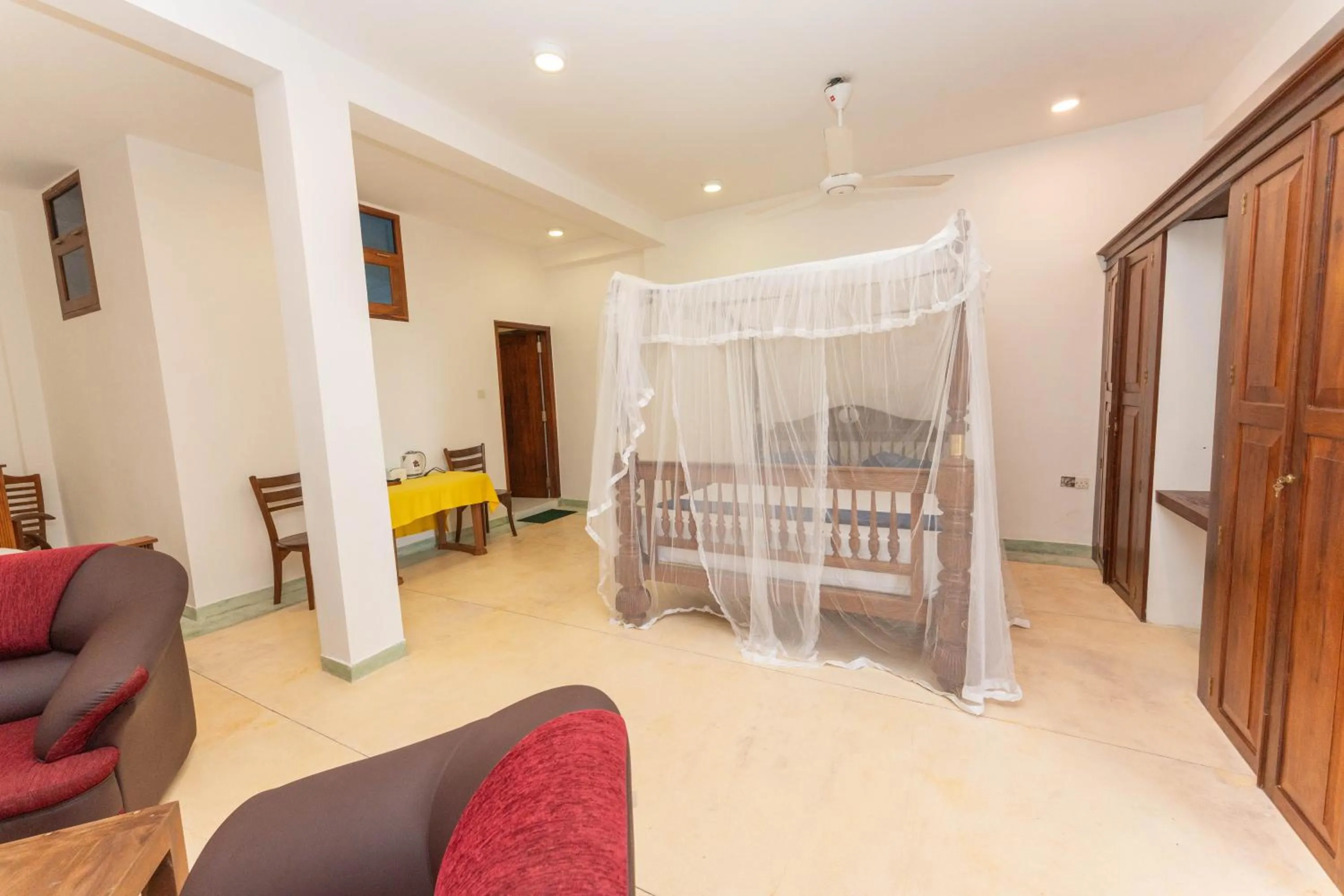 Bed in Hotel Coconut Bar Sea Lodge