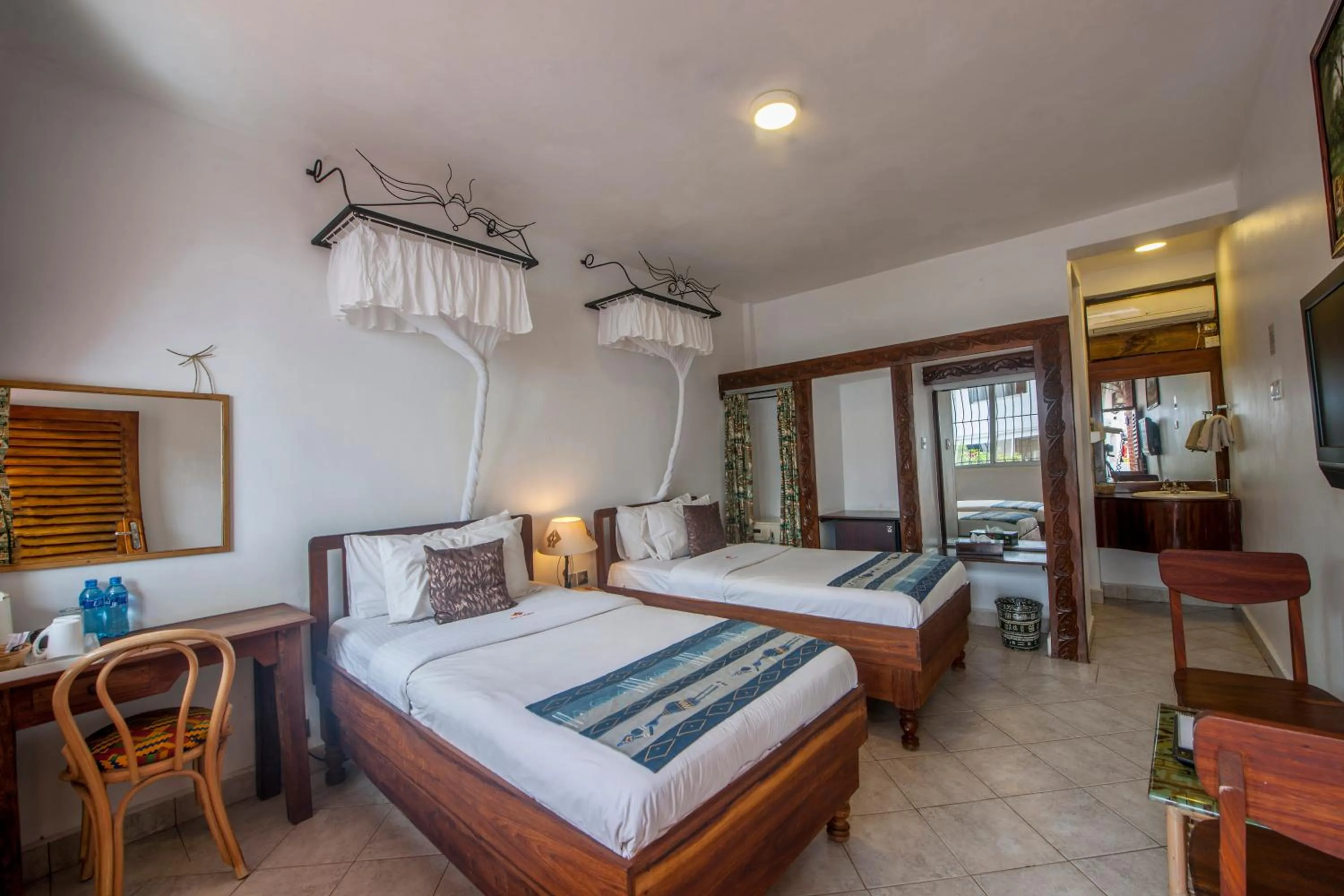 Bed in Hotel Tilapia