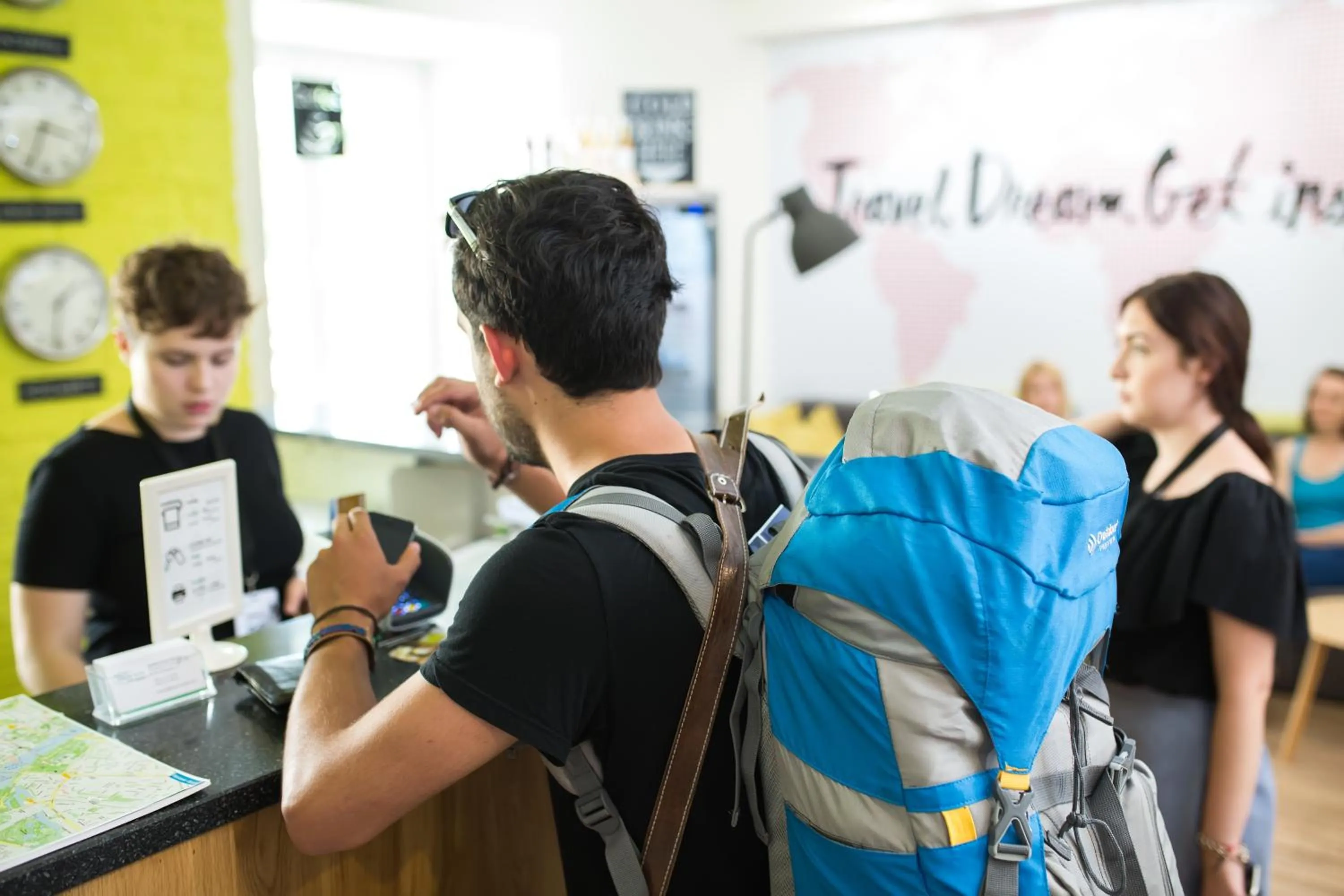 Lobby or reception in Safestay Warsaw Old Town