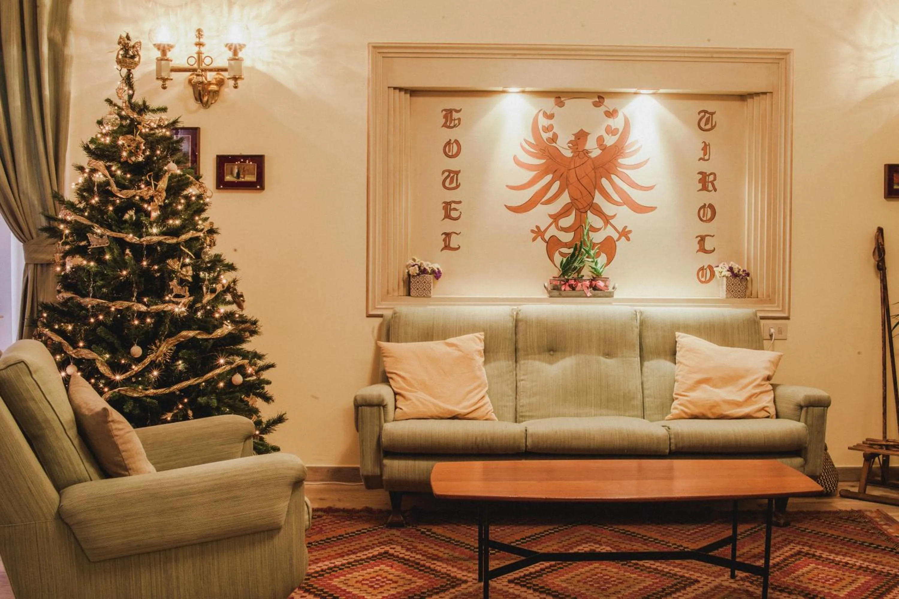 Lobby or reception in Hotel Tirolo