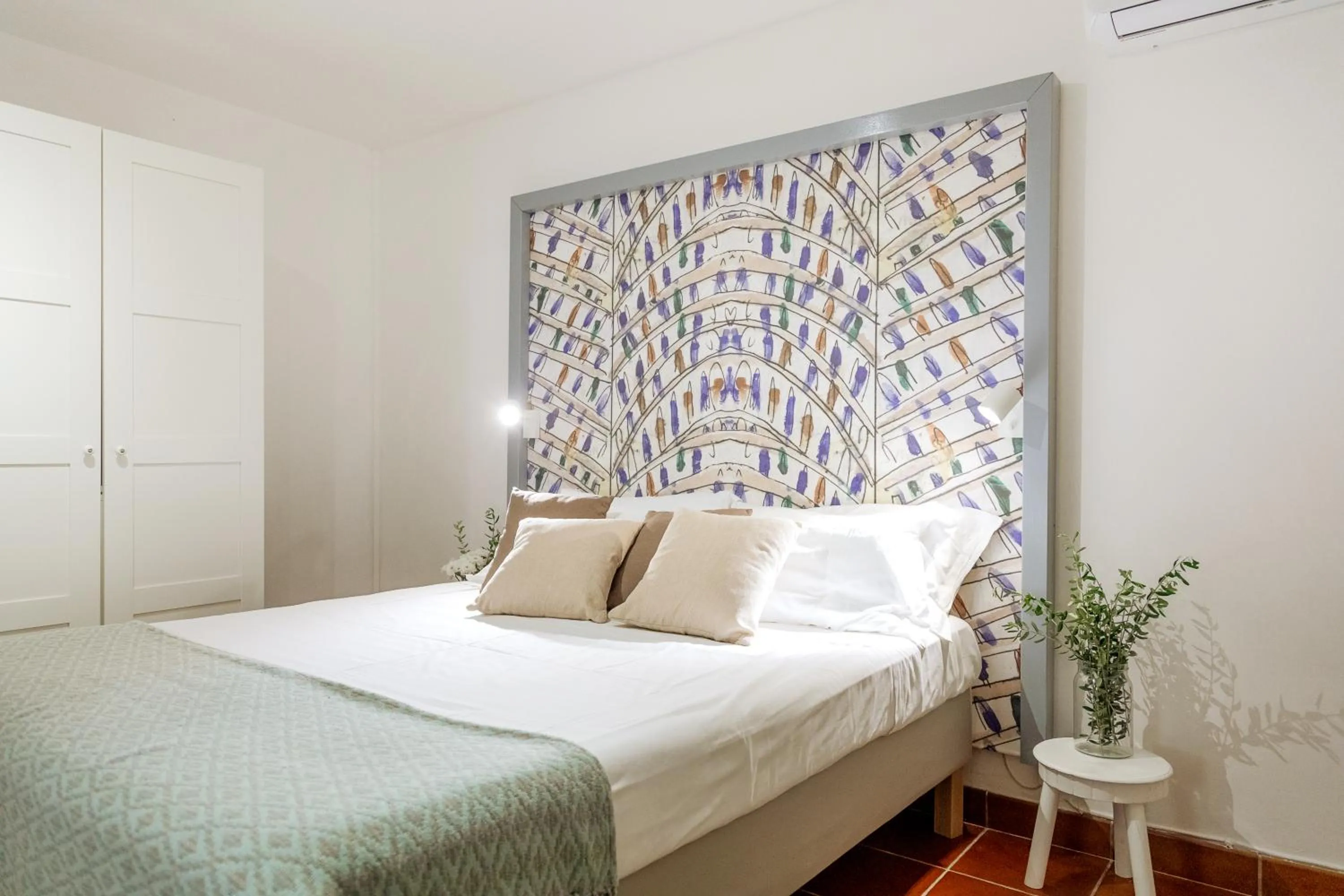 Bed in B&B Canneto Beach