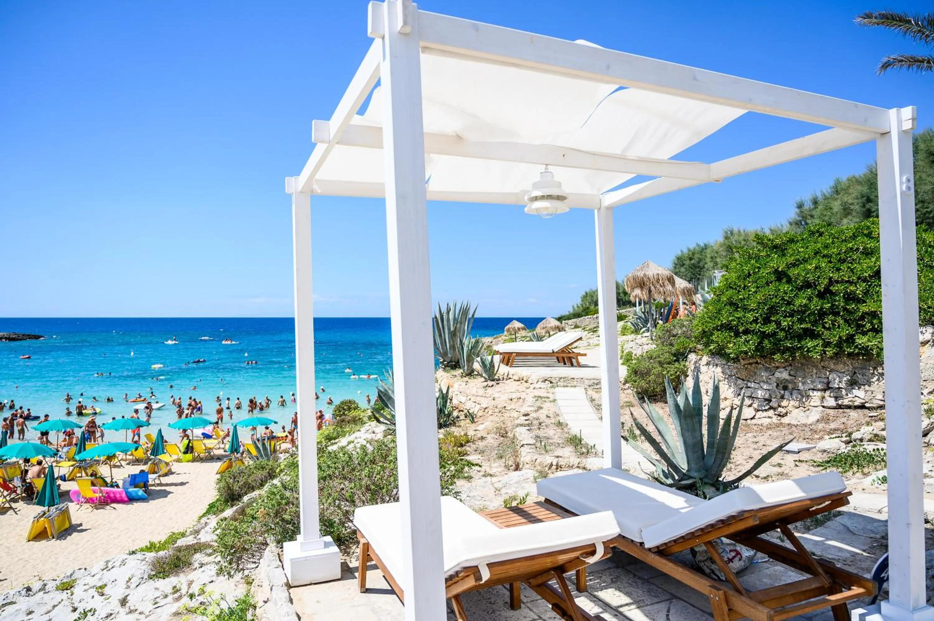 Balcony/Terrace in B&B Canneto Beach