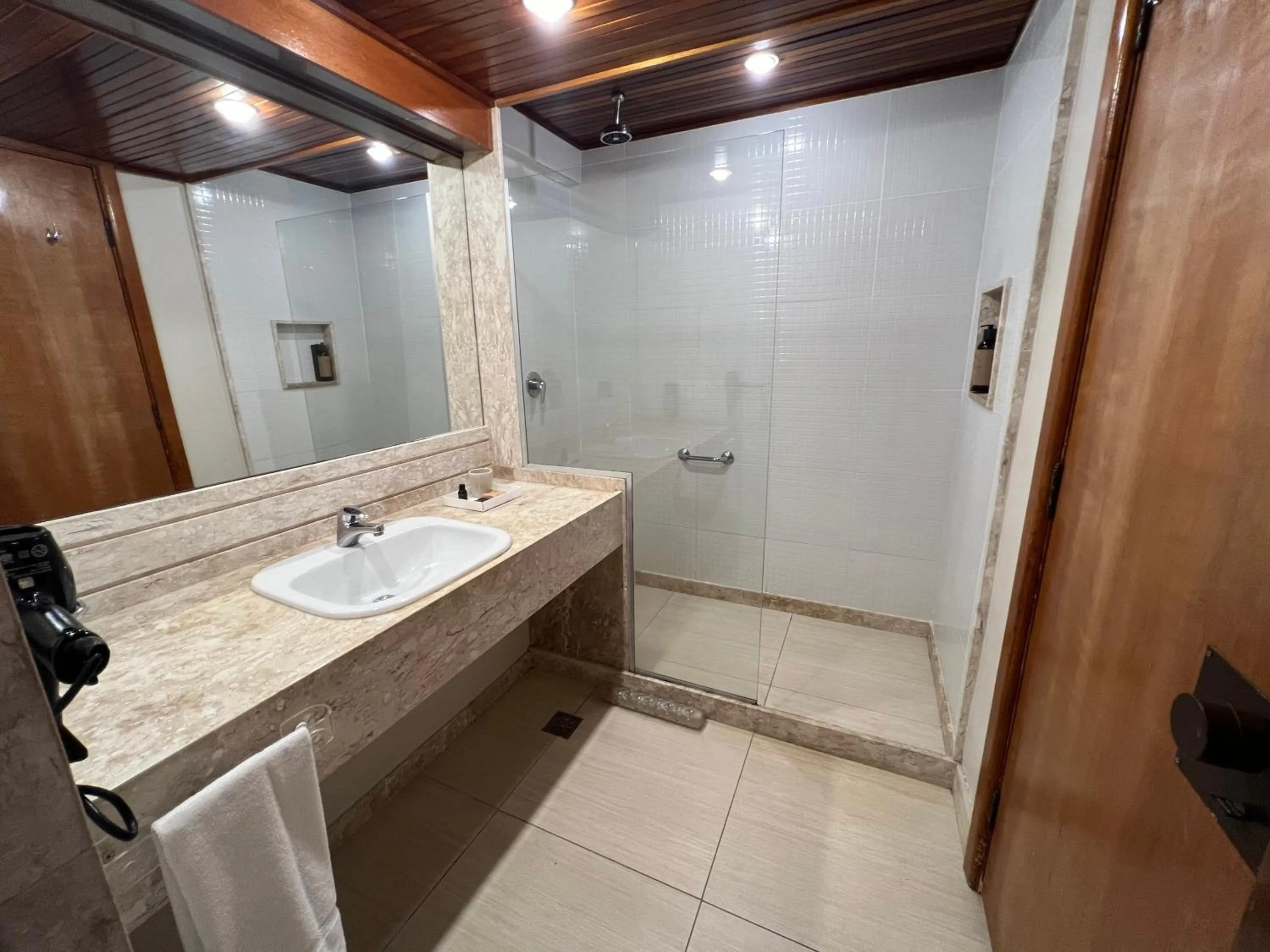 Shower in Hotel Atlante Plaza