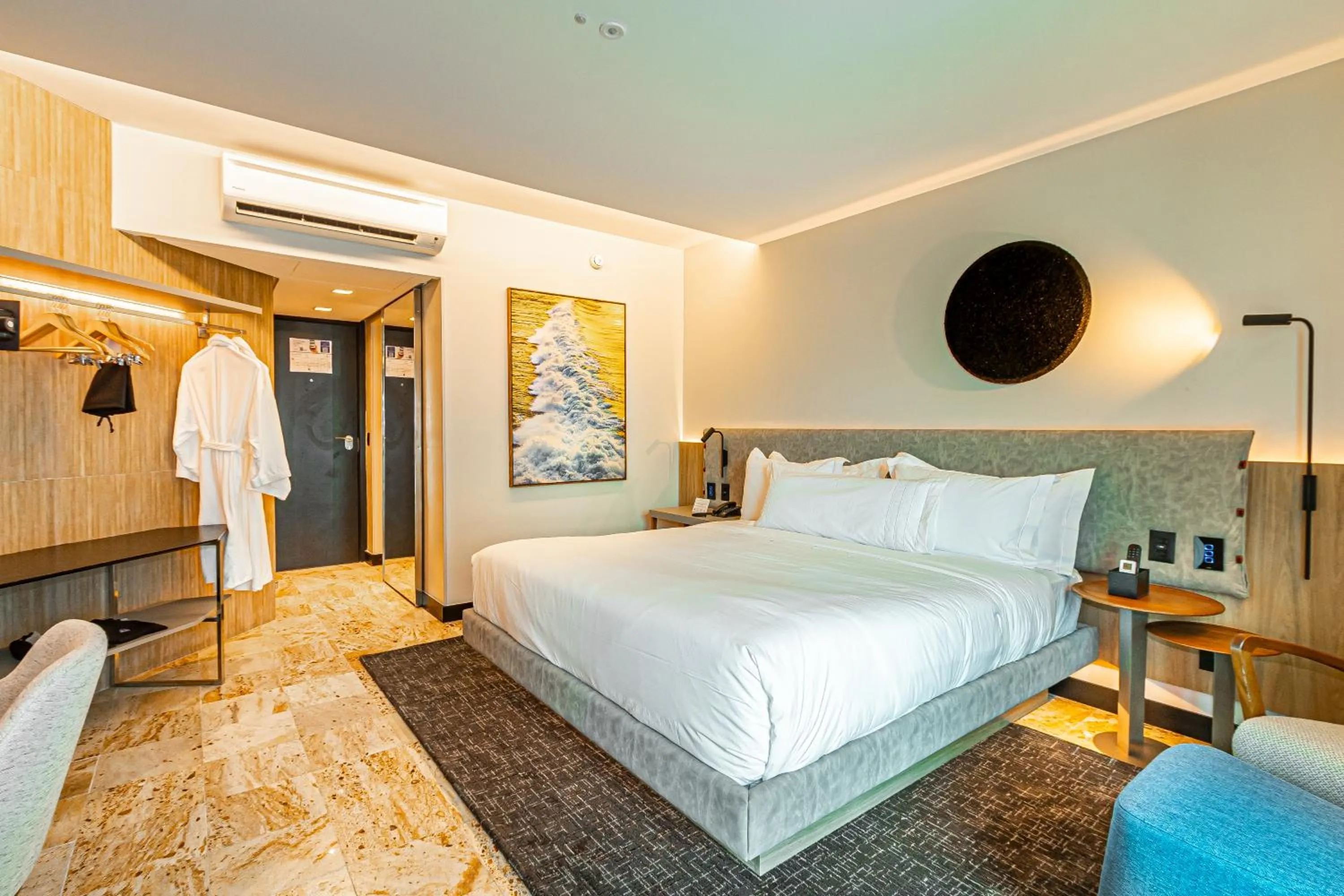 Bed in Hotel Atlante Plaza