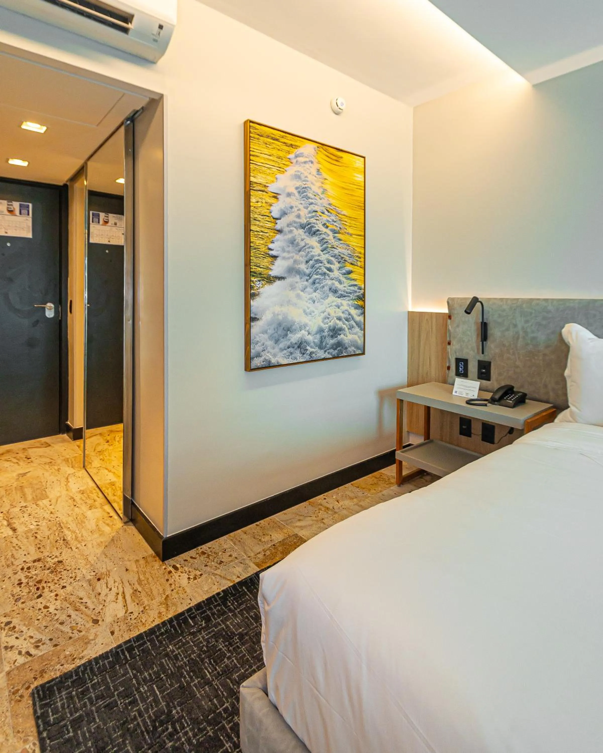 Bed in Hotel Atlante Plaza