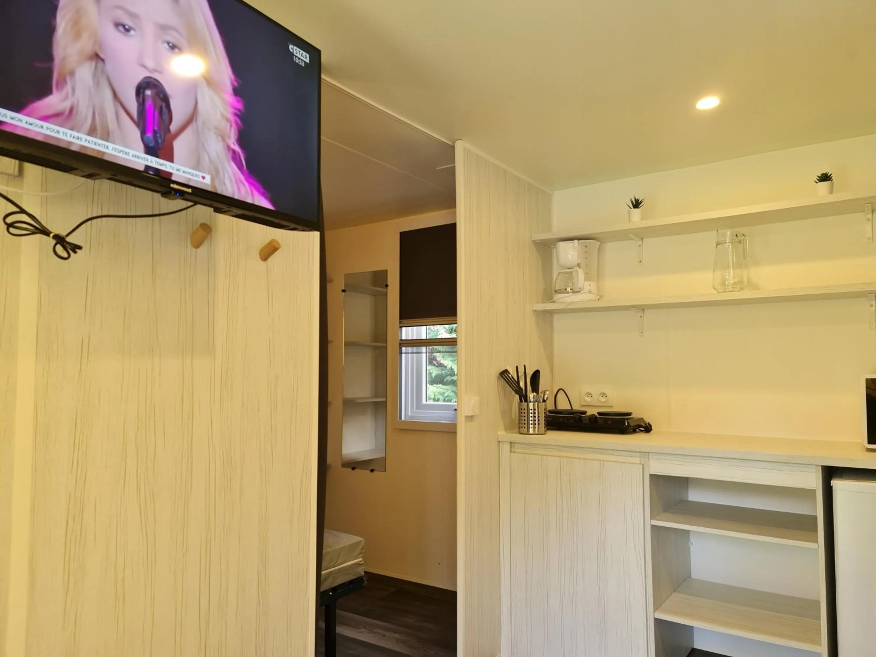 TV and multimedia in Le Moulin D'onclaire Camping et chambres d'hôtes