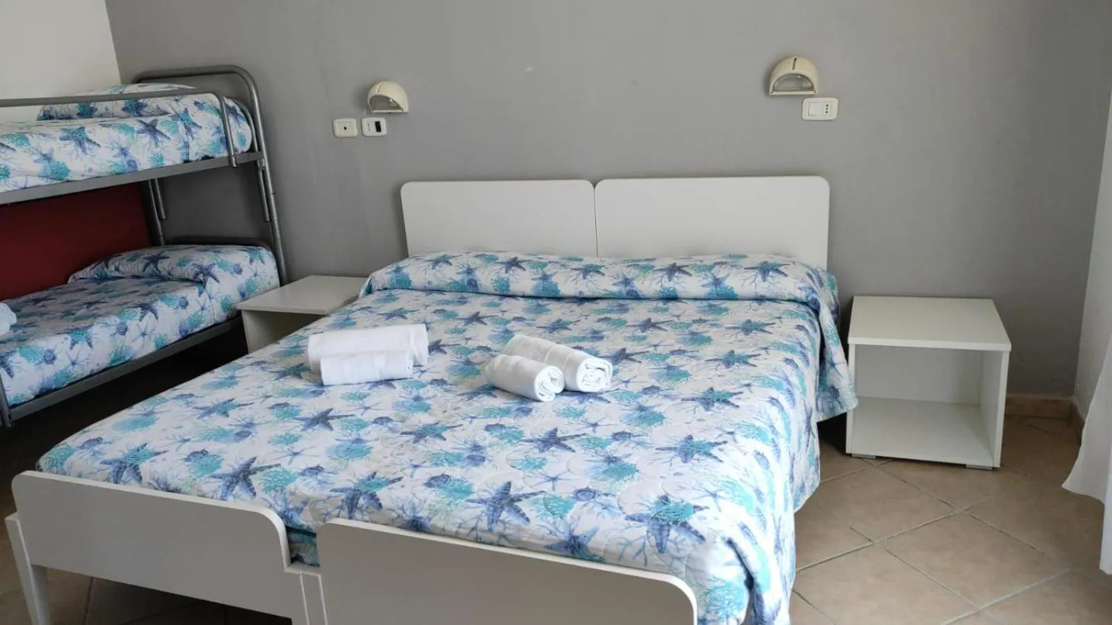 Bed in Hotel Vianello