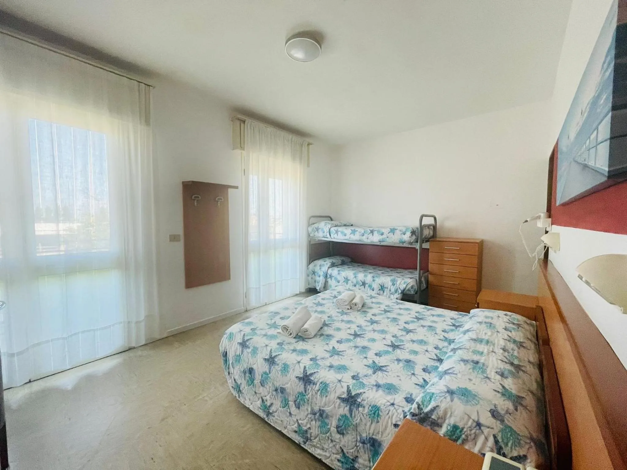 Bed in Hotel Vianello