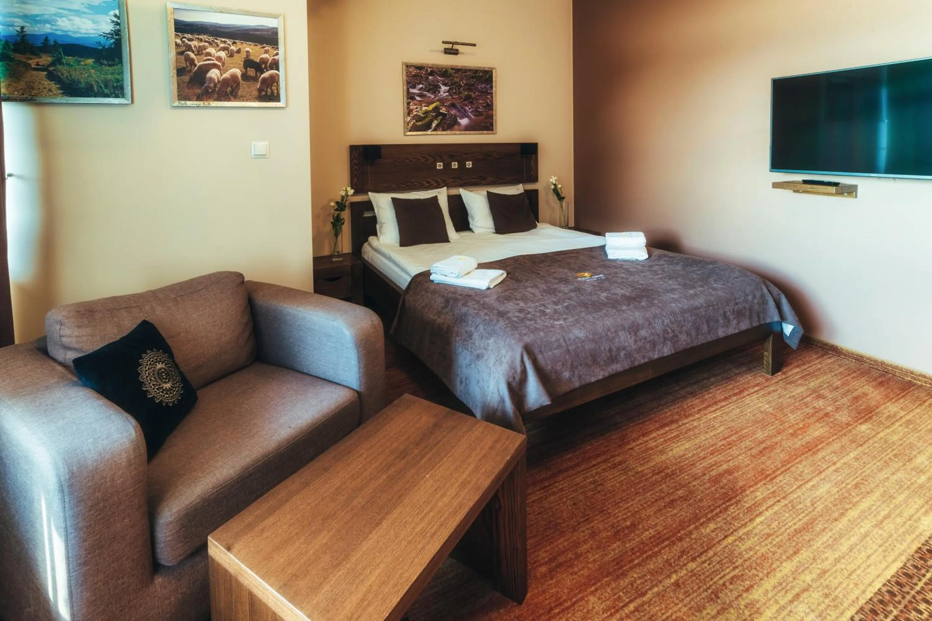 Bed in Złoty Groń Resort & Spa