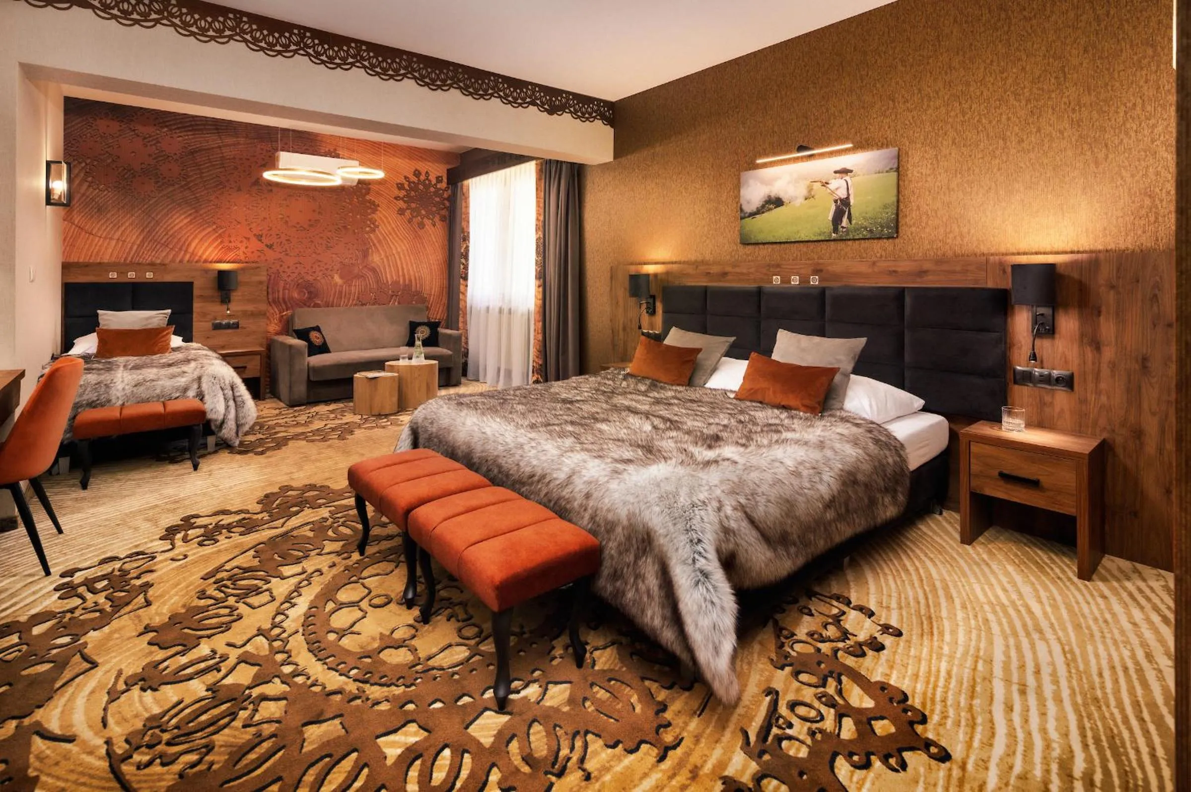 Bed in Złoty Groń Resort & Spa