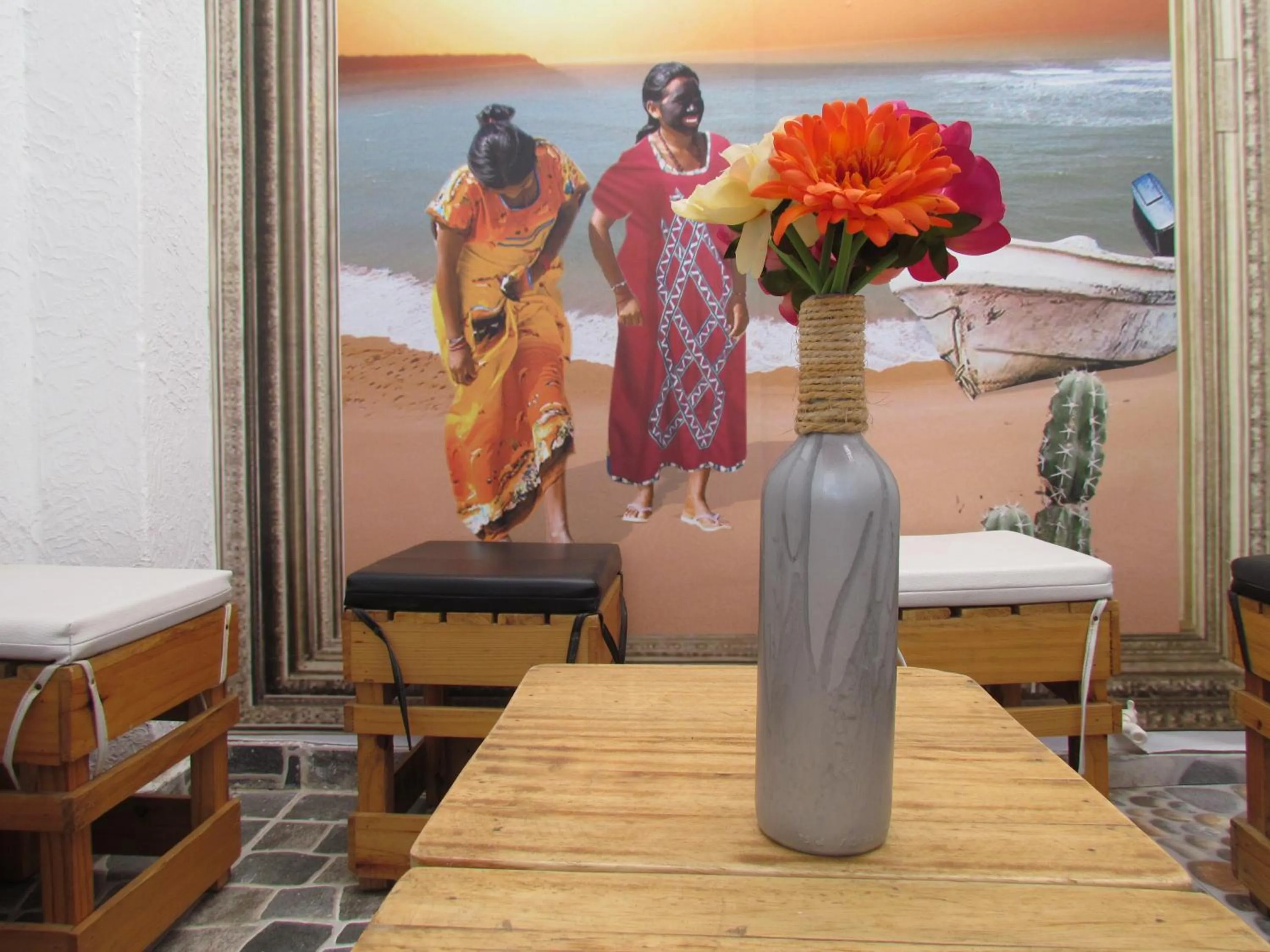 On site in Hotel Diamonds