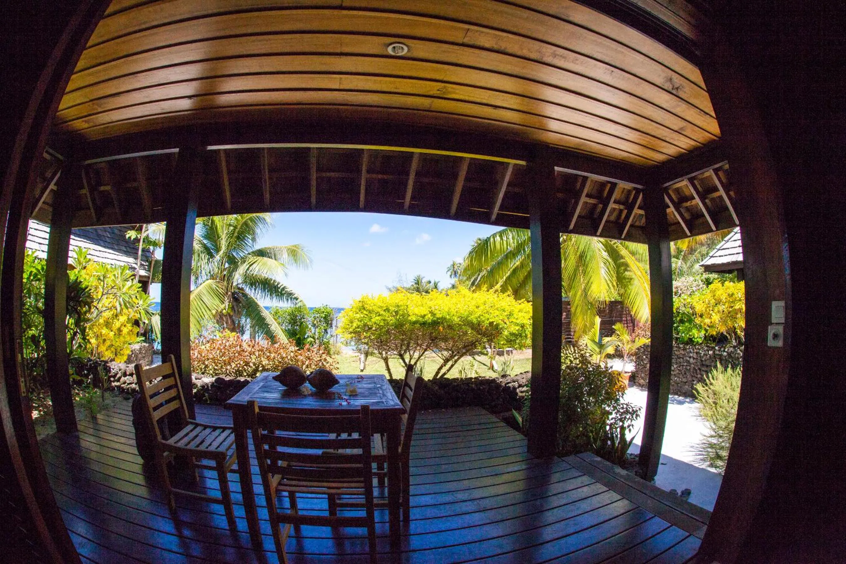 Patio in Oa Oa Lodge