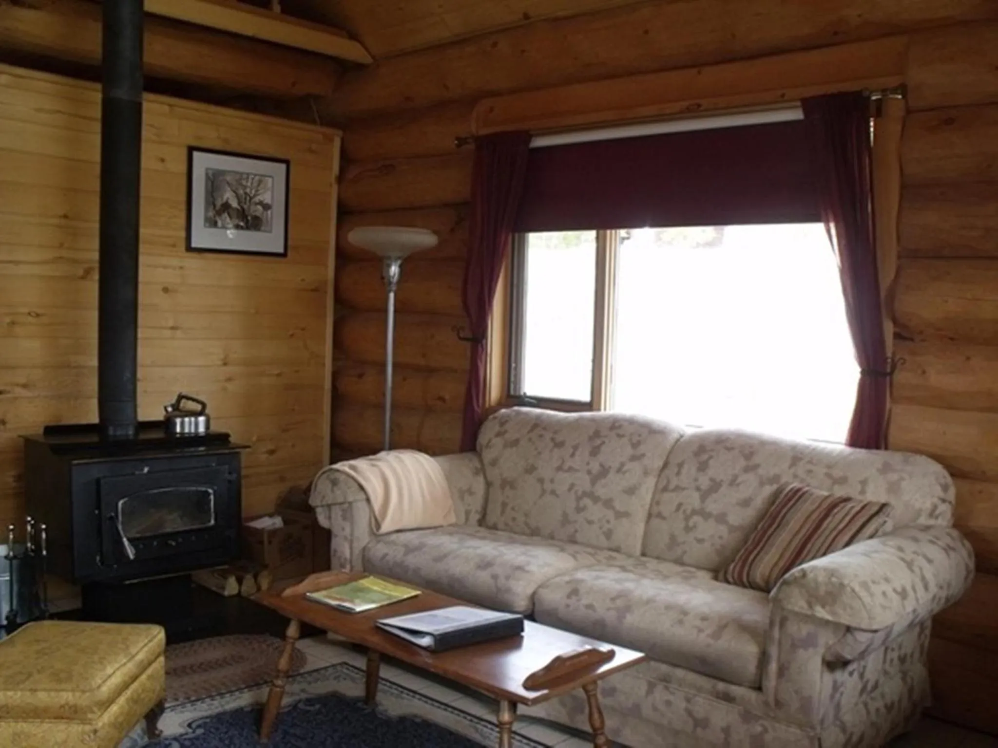 Living room in Nimpo Lake Resort