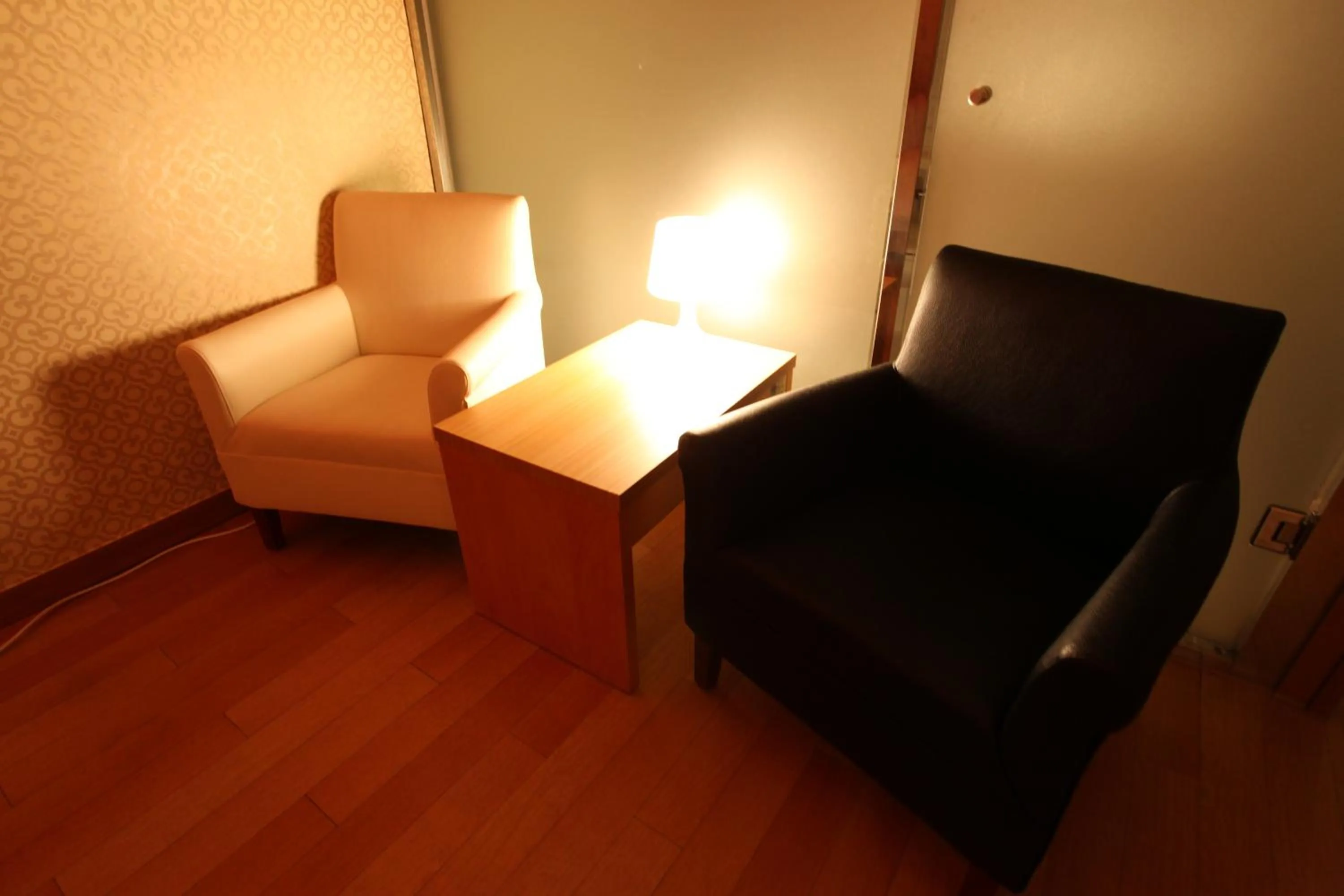 Seating area in Prince Hotel