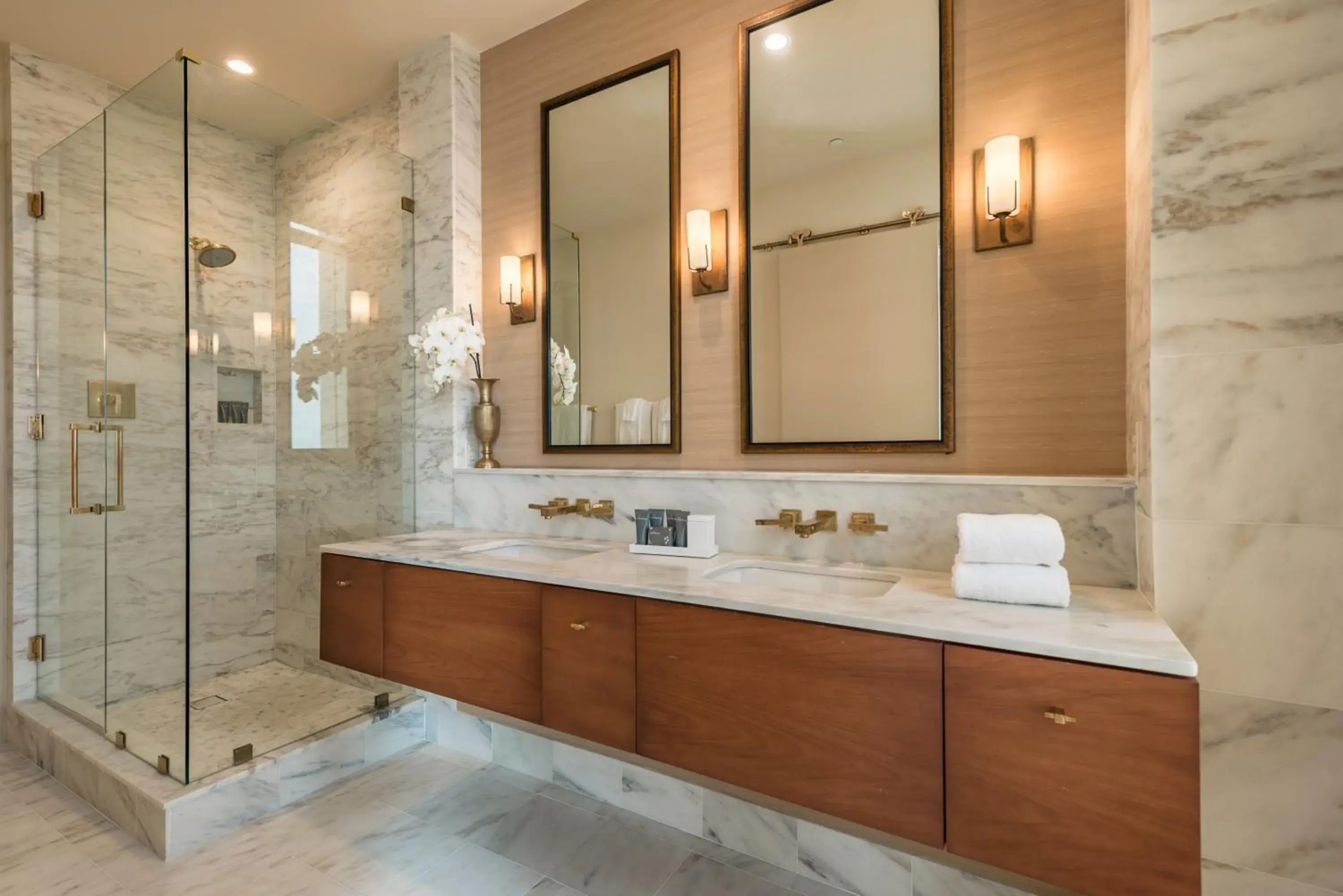 Bathroom in The Dewberry Charleston Bathroom in The Dewberry Charleston