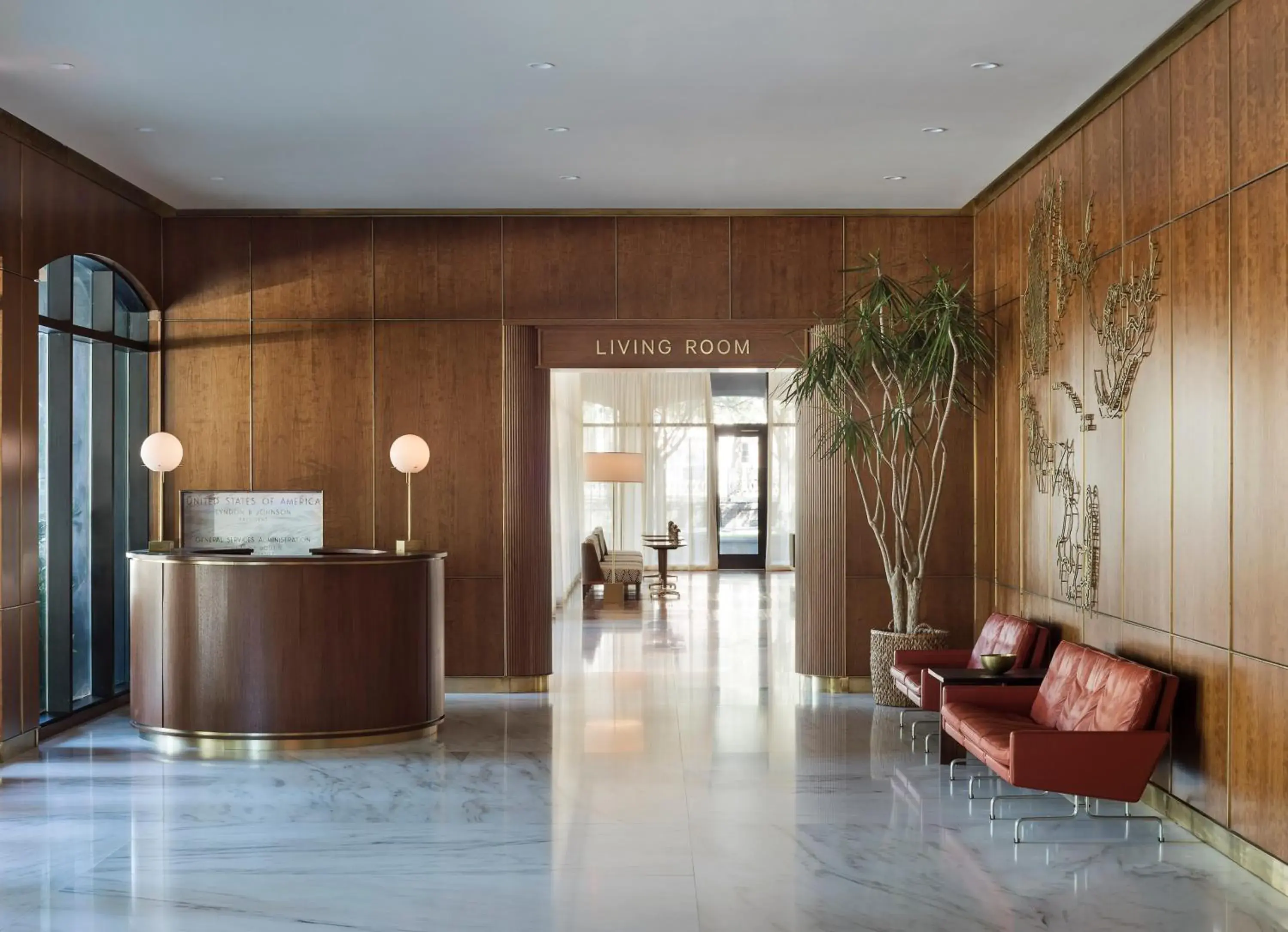 Lobby or reception in The Dewberry Charleston Lobby or reception in The Dewberry Charleston