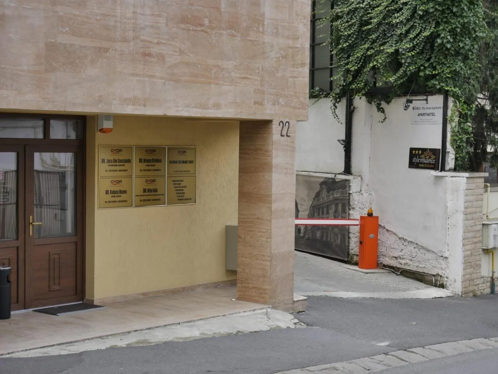 Facade/entrance in Sibiu City Center Apartments