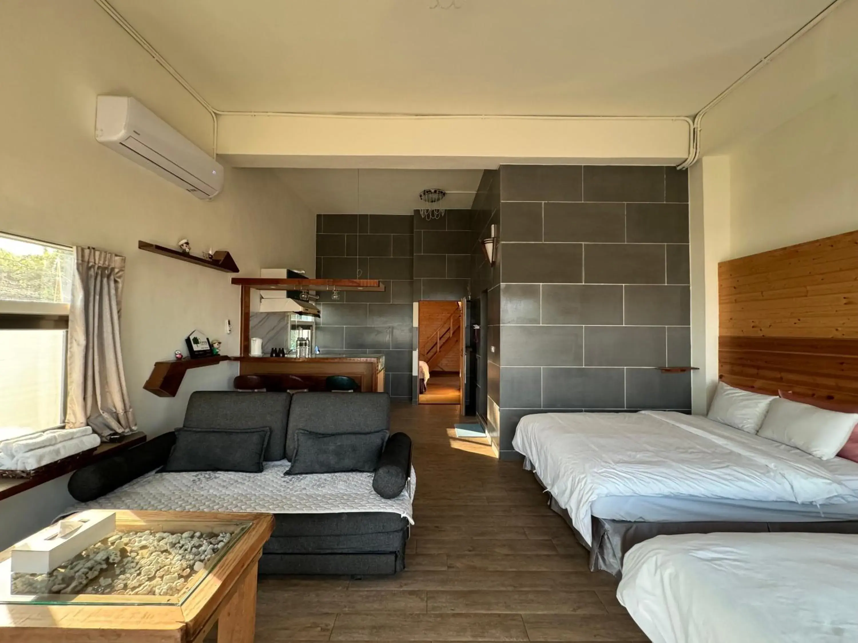 Photo of the whole room, Bed in Runners' House Taitung Photo of the whole room, Bed in Runners' House Taitung