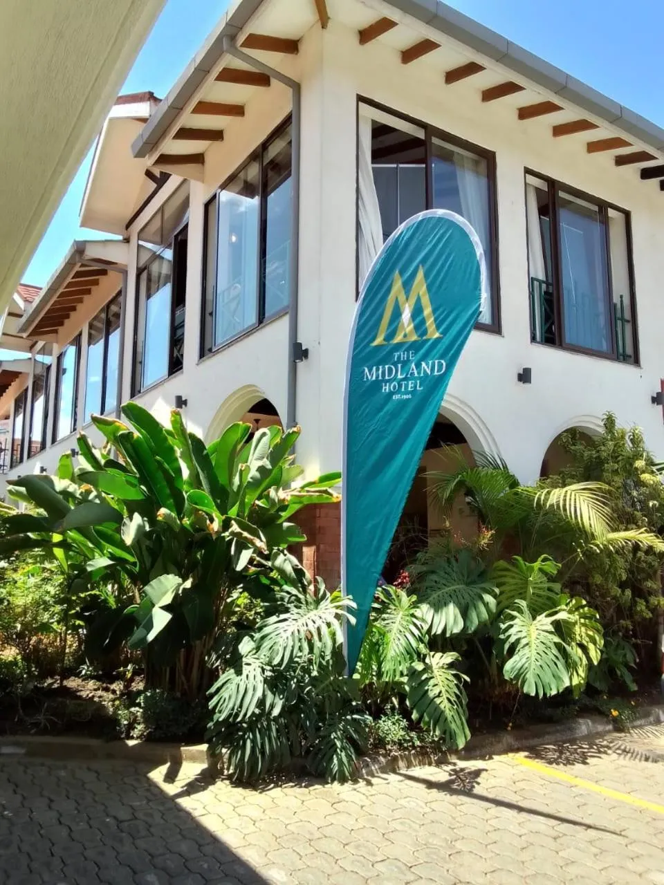 Garden view in Midland Hotel Nakuru