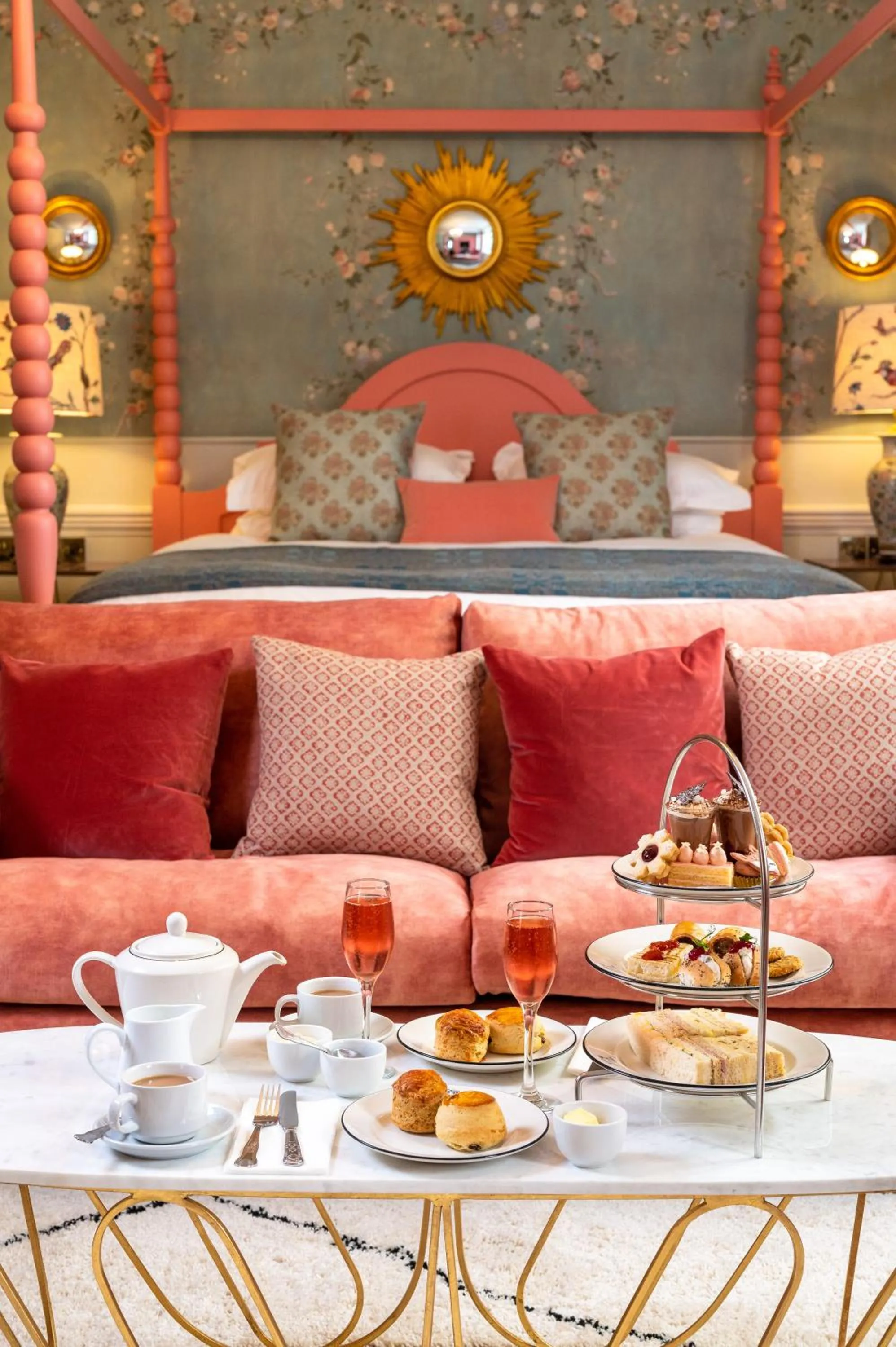 Bed in The Assembly House in central Norwich