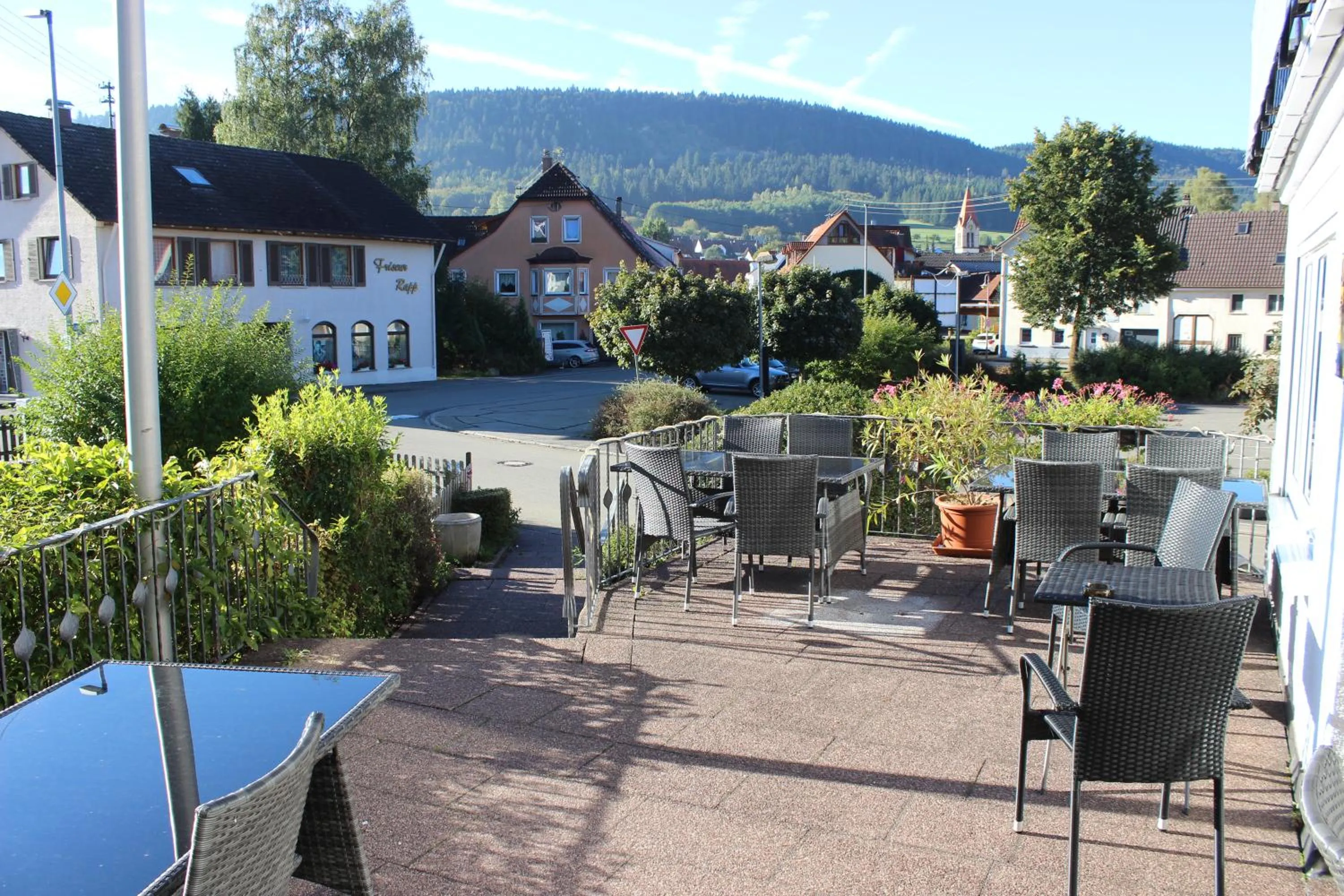 Balcony/Terrace in Hotel Heuberger Hof, Wehingen