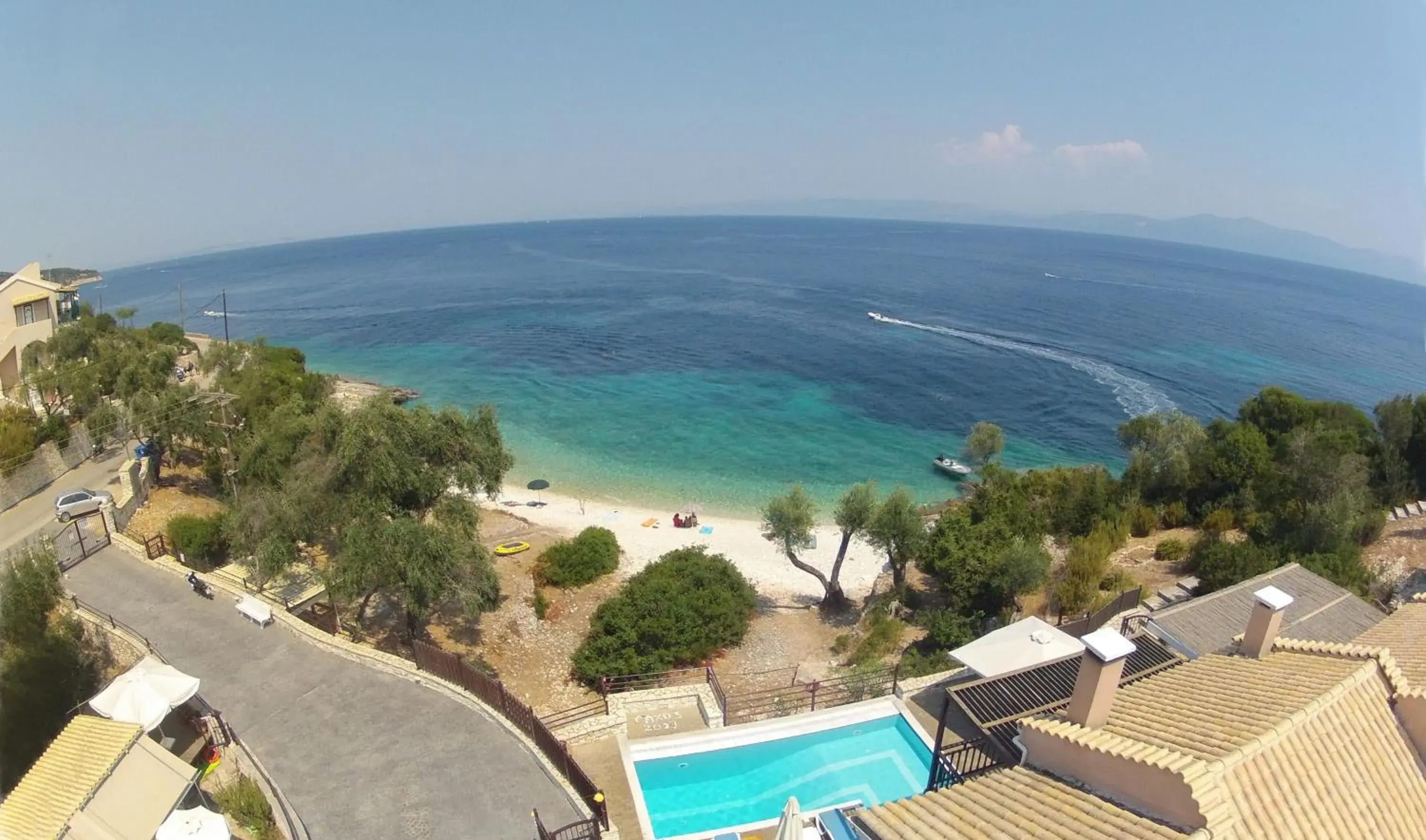 Bird's eye view in Anassa Mare Villas & Residences Bird's eye view in Anassa Mare Villas & Residences