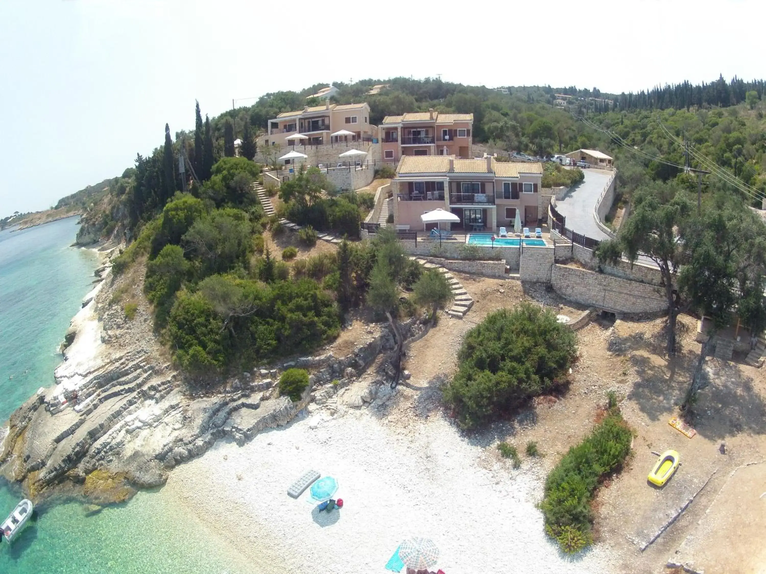 Bird's eye view in Anassa Mare Villas & Residences Bird's eye view in Anassa Mare Villas & Residences