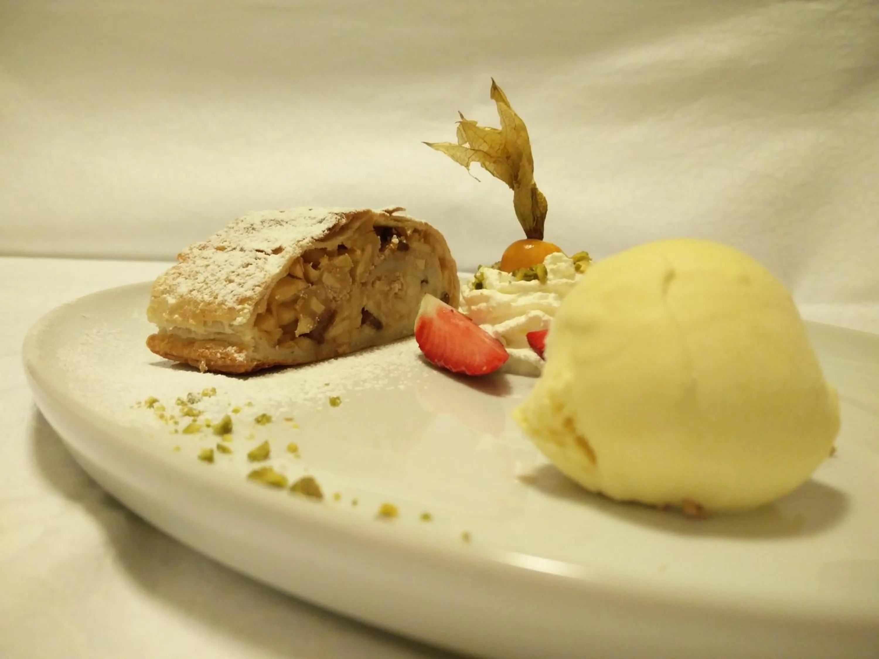 Food close-up in Hotel Restaurant Zur Linde