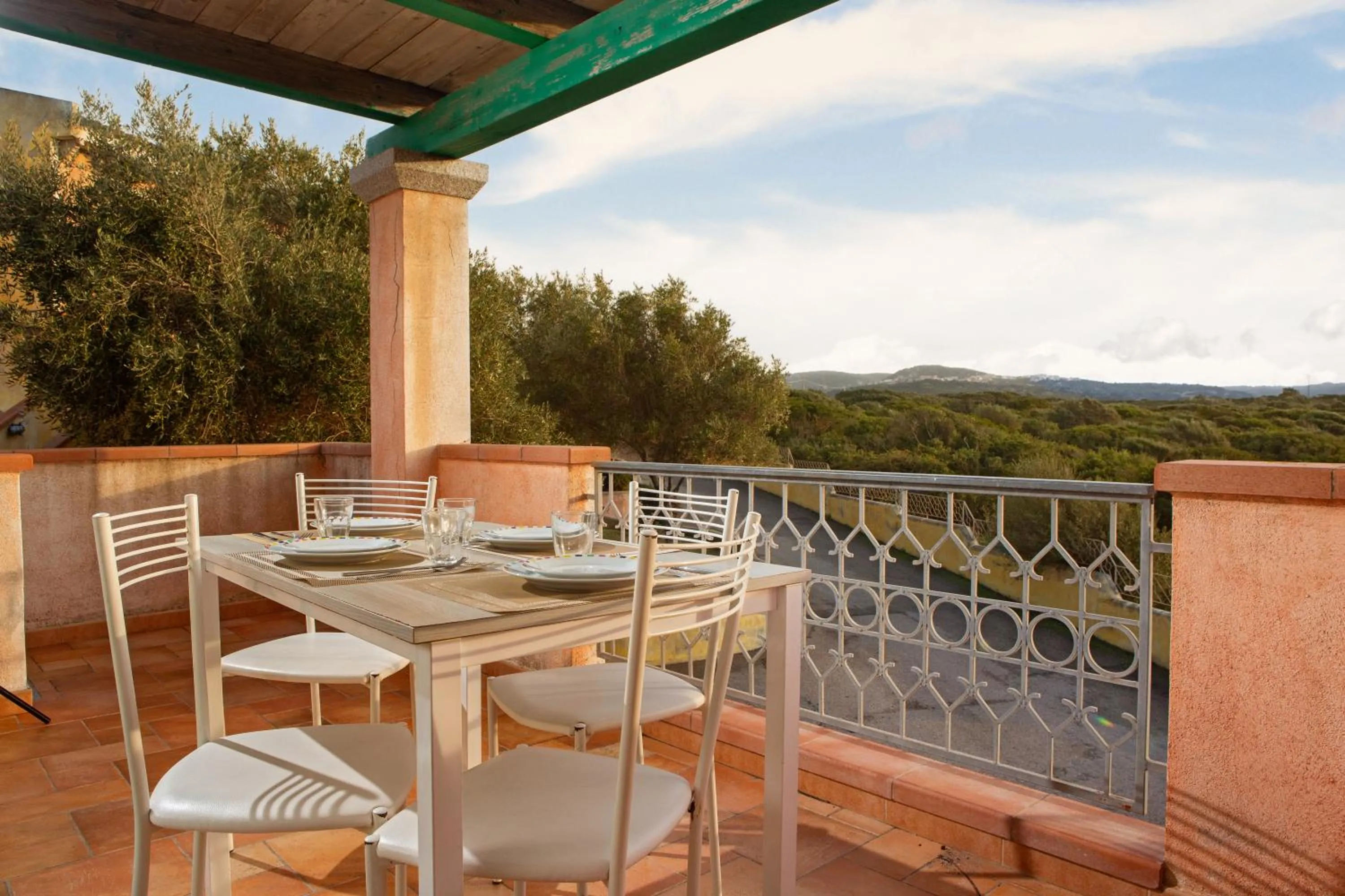 Balcony/Terrace in Appartamenti Residence Zodiaco