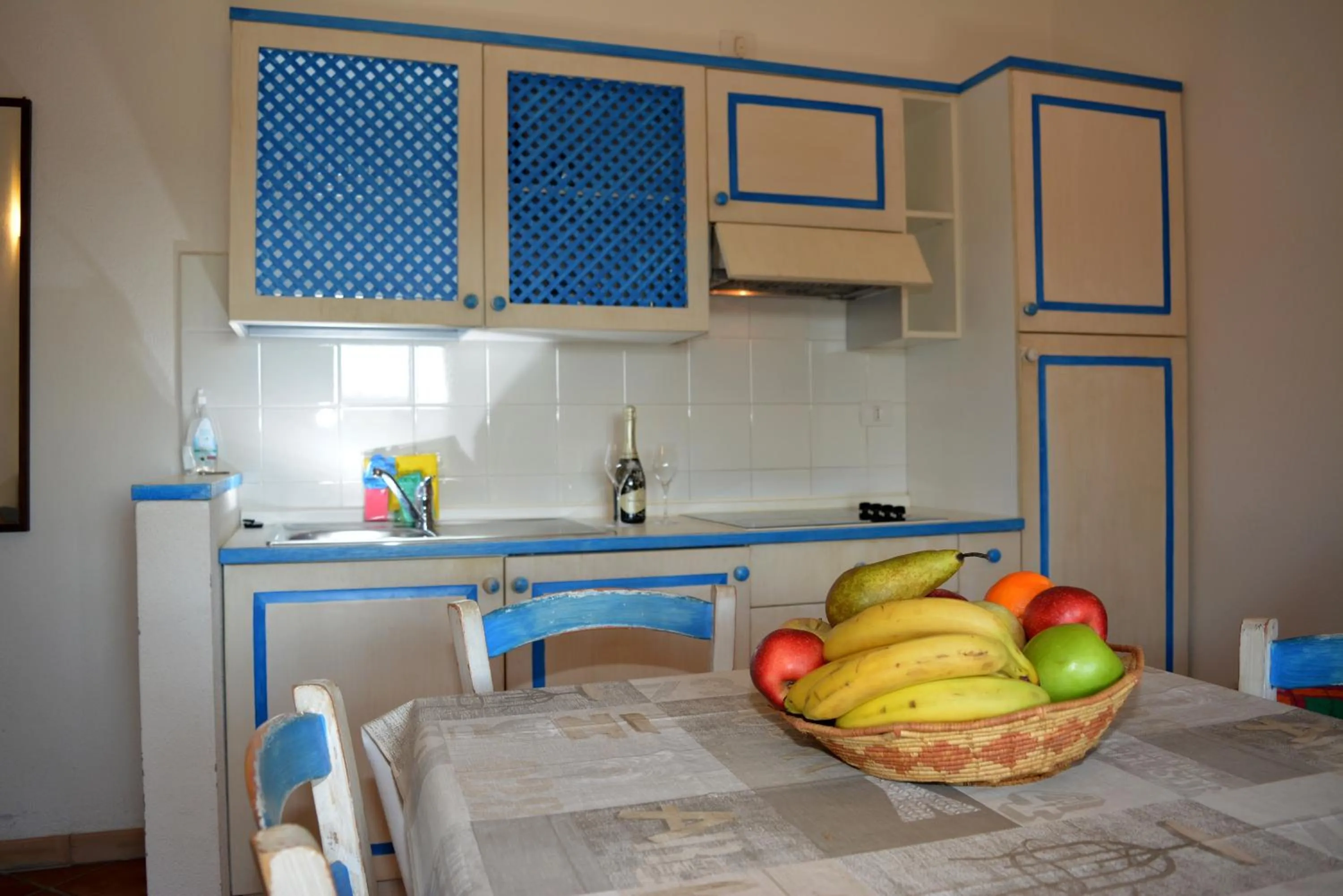 Kitchen or kitchenette in Appartamenti Residence Zodiaco