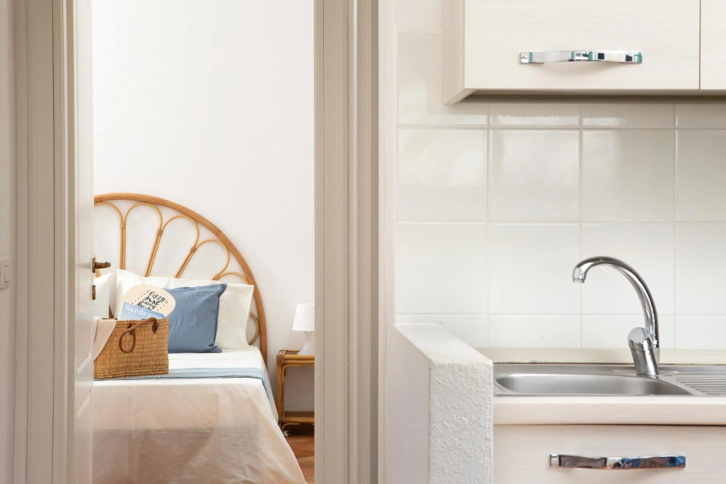 Living room, Bed in Appartamenti Residence Zodiaco