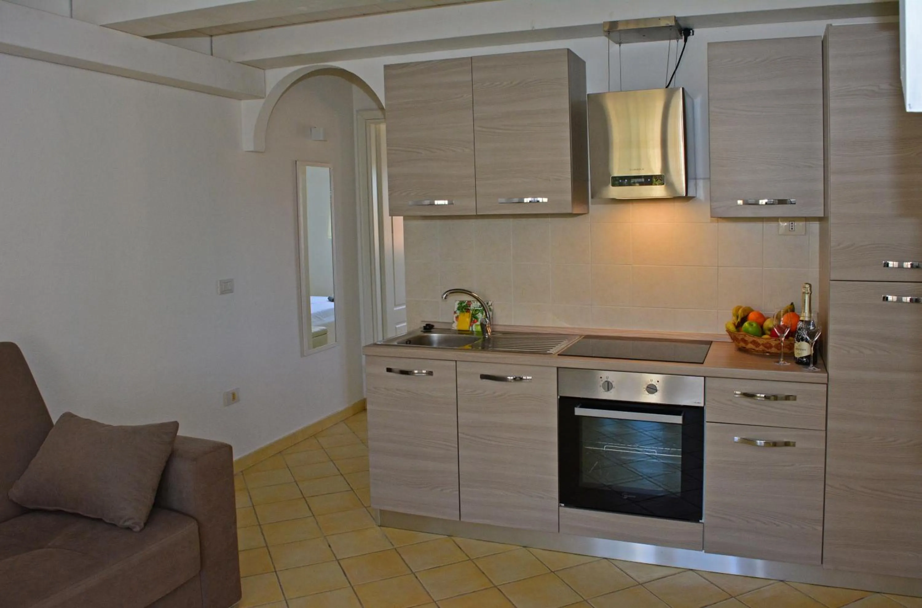 Kitchen or kitchenette in Appartamenti Residence Zodiaco