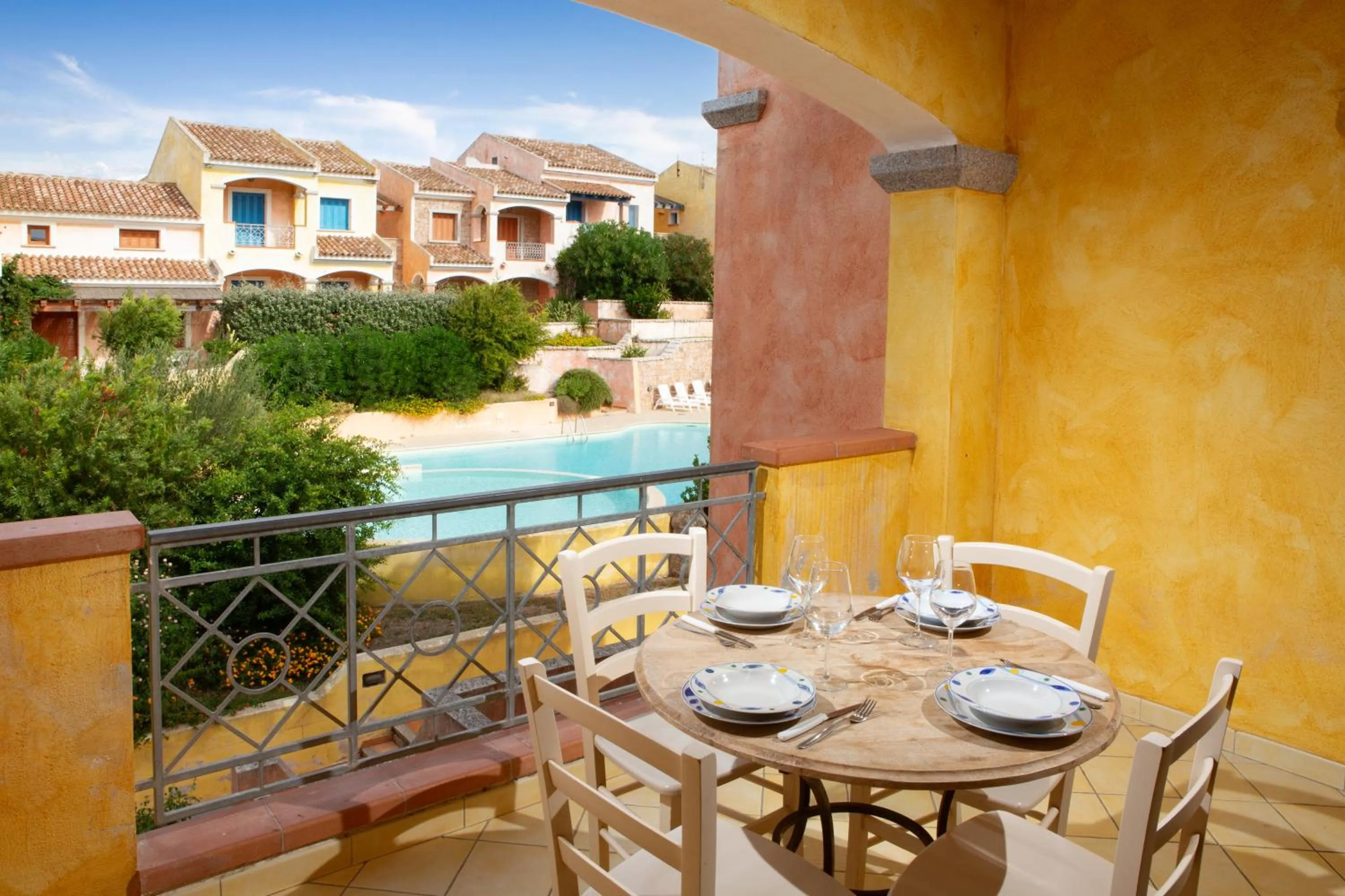 Balcony/Terrace in Appartamenti Residence Zodiaco