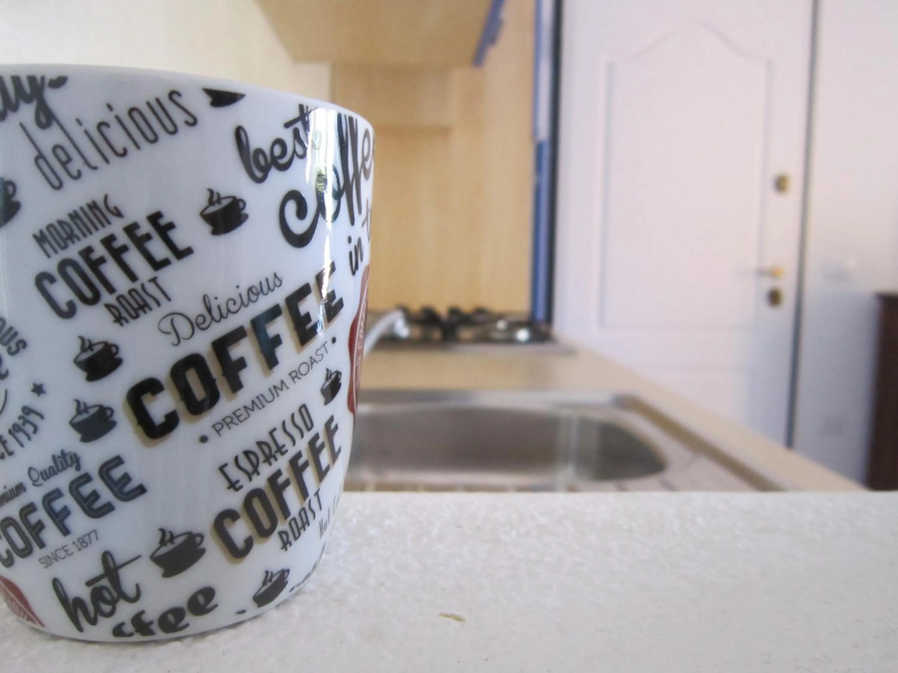 Kitchen or kitchenette in Appartamenti Residence Zodiaco