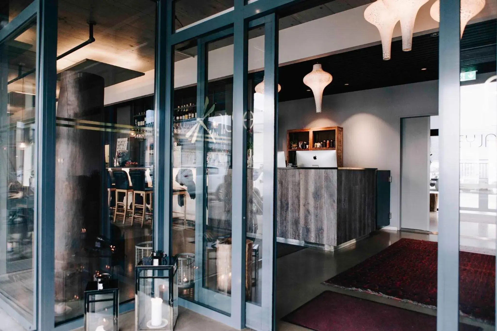 Lobby or reception in Hotel Eyja Lobby or reception in Hotel Eyja