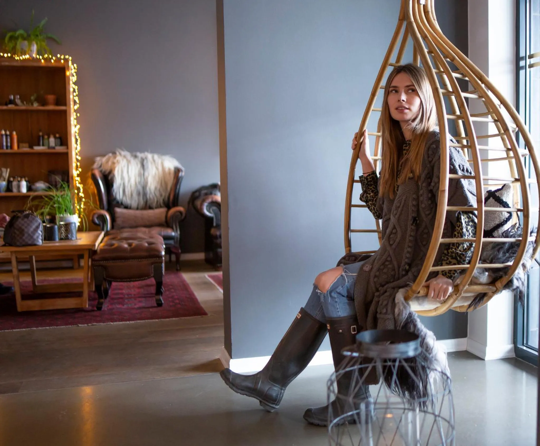 Decorative detail in Eyja Guldsmeden Hotel