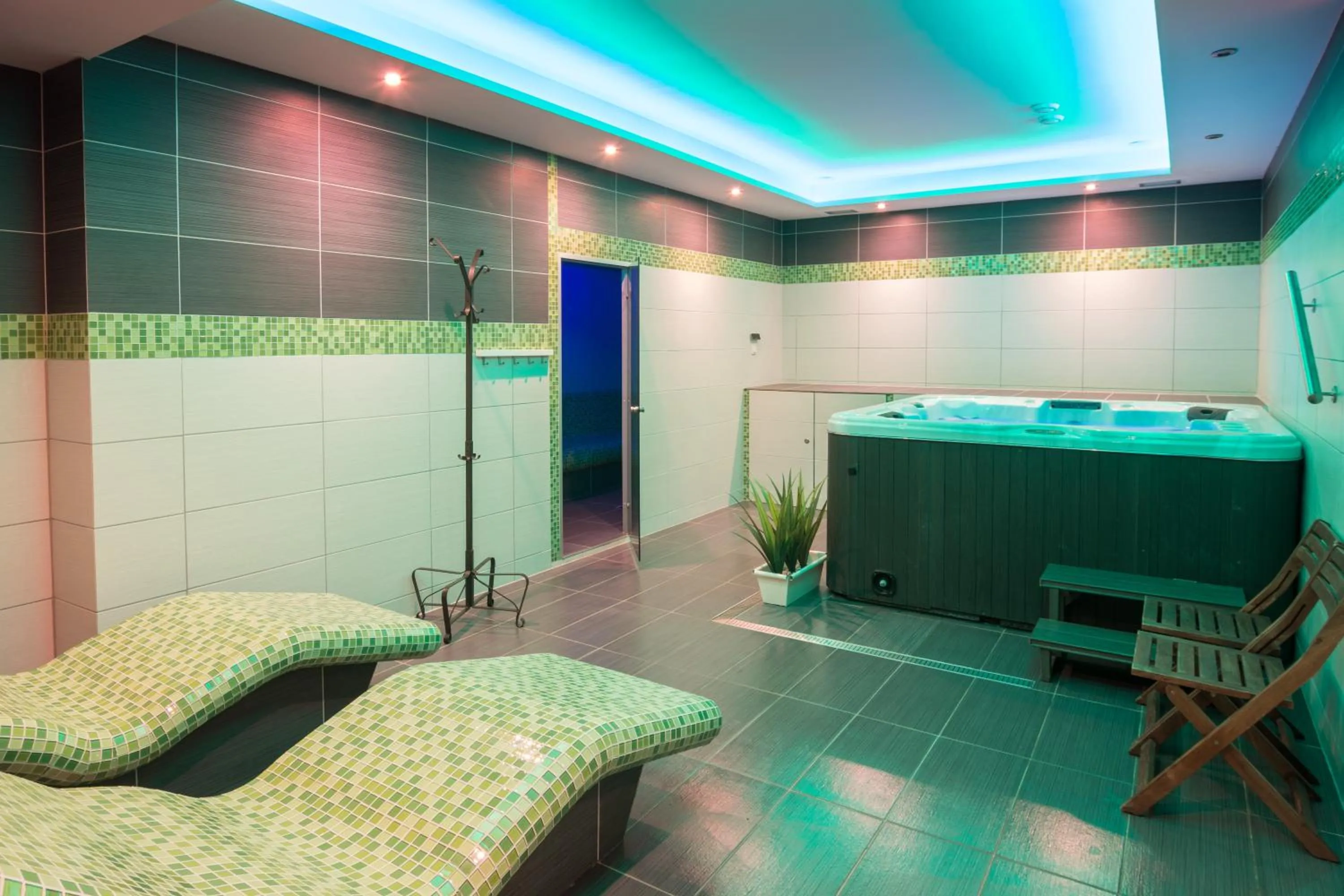 Hot Tub in Dom Pod Koziołkami