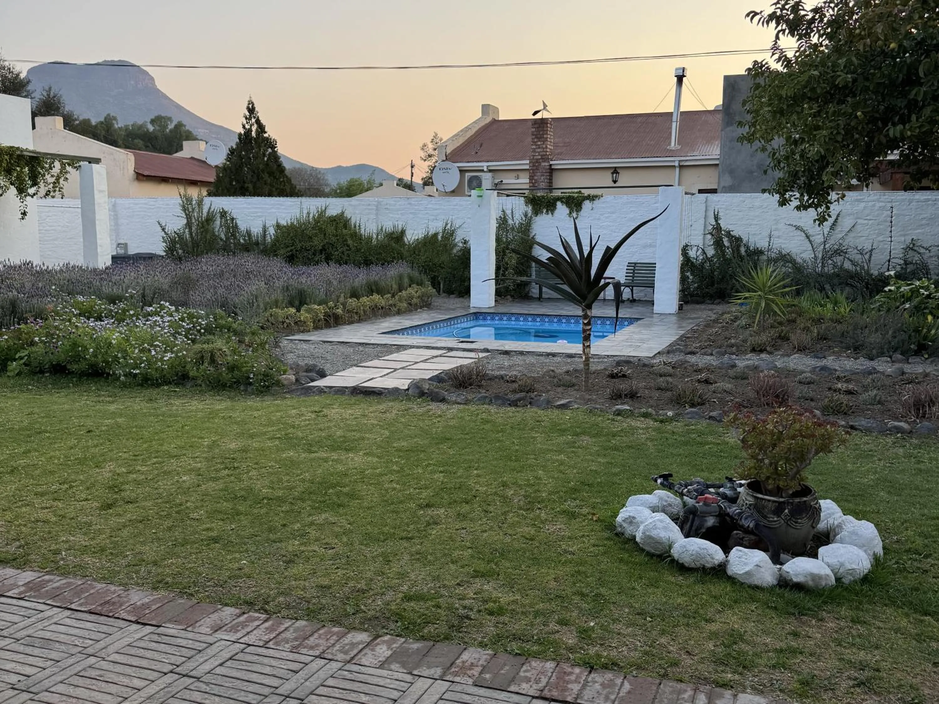 Pool view in Rietjiesbos Self Catering