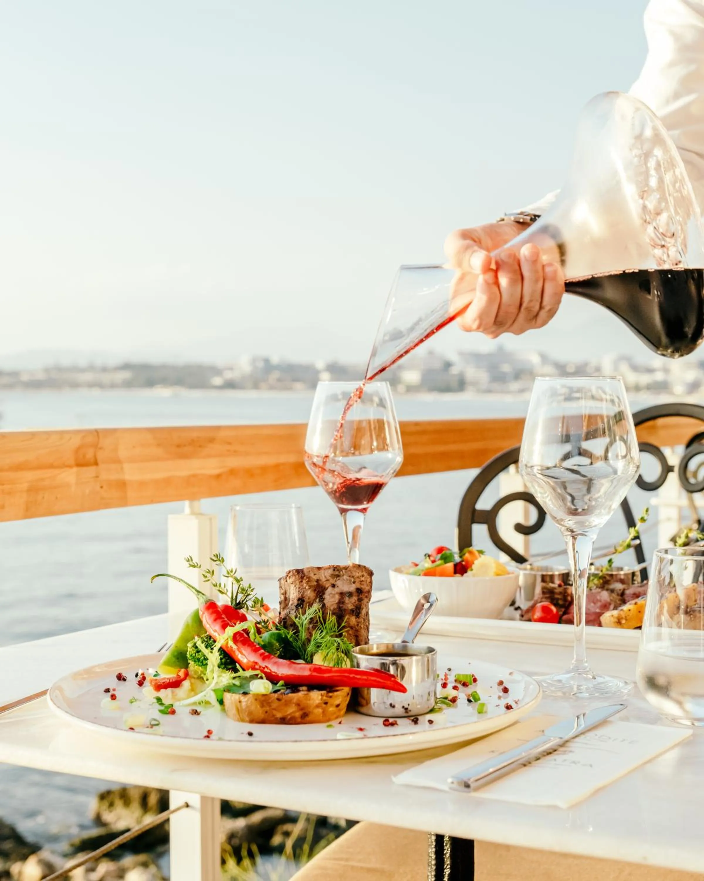 Food in Side Kleopatra Hotel