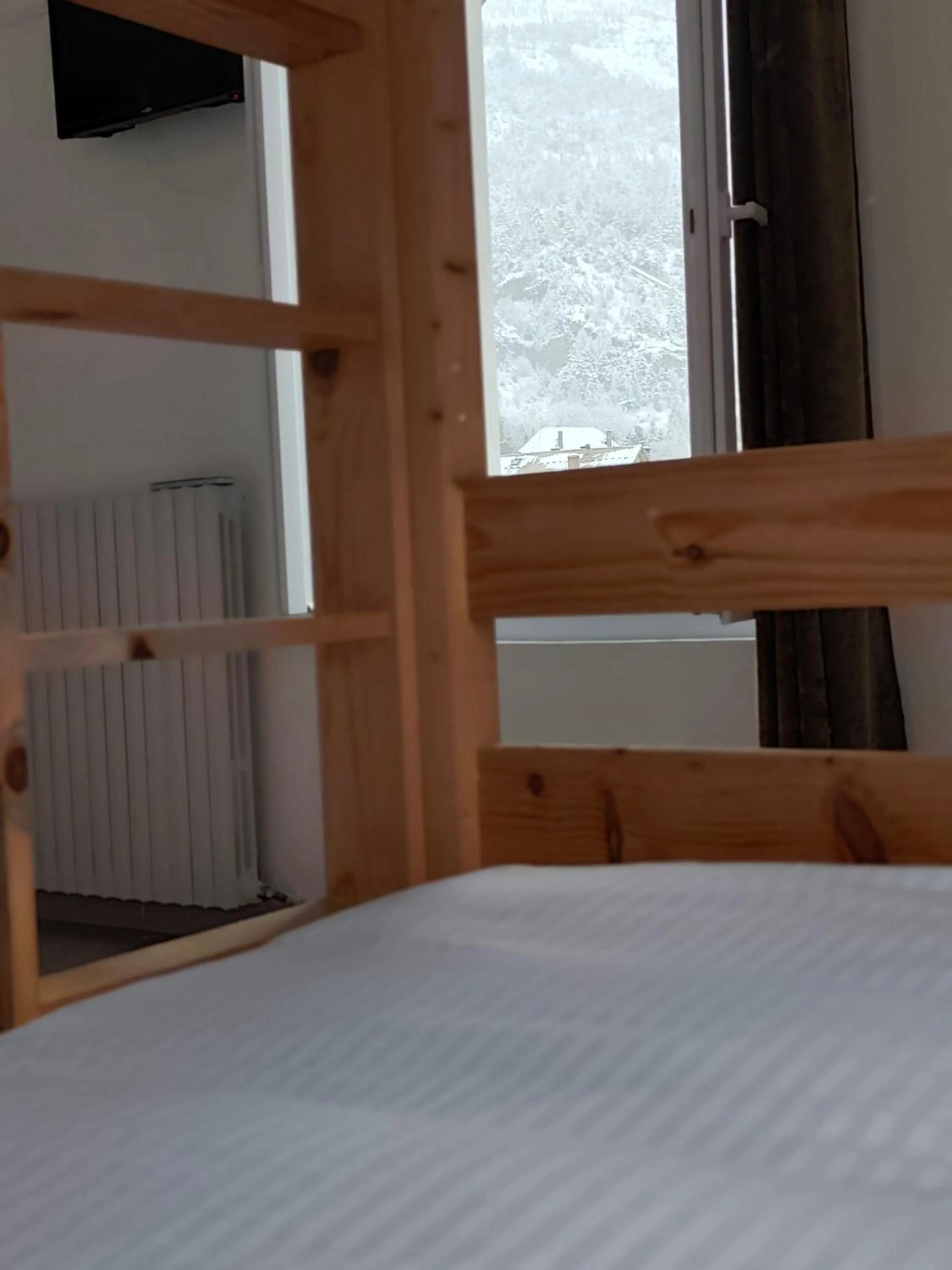 Bed in Ice Rock Hotel