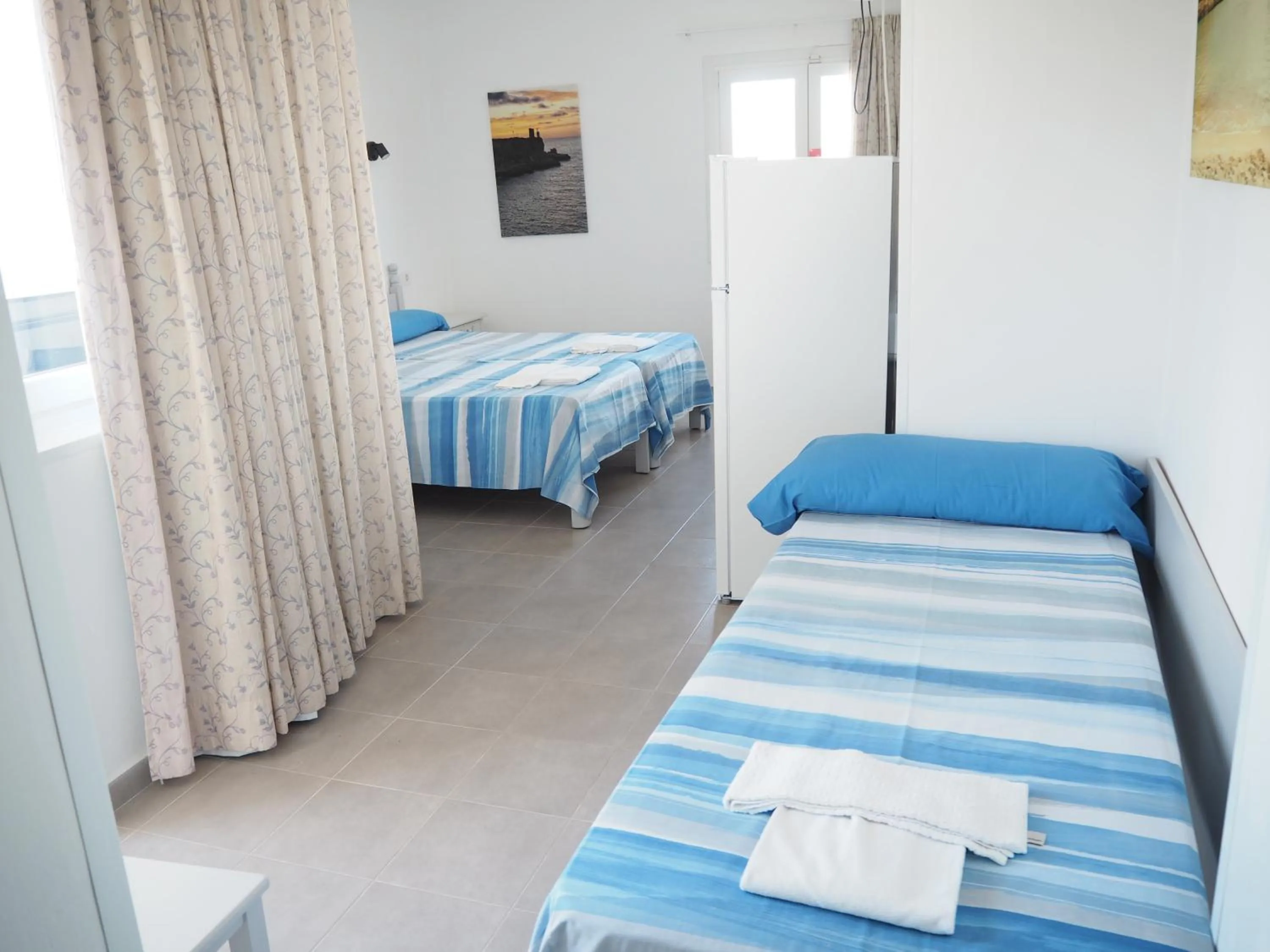 Bedroom, Bed in Hotel Rocamar