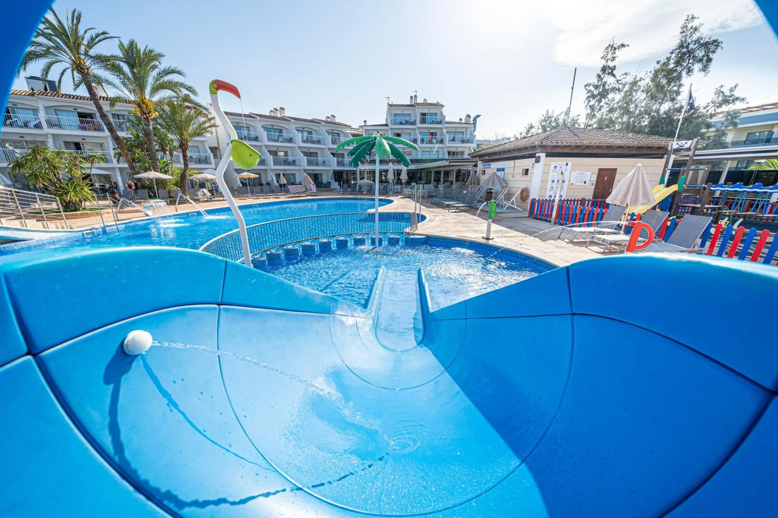 Swimming pool in Playas Ca's Saboners