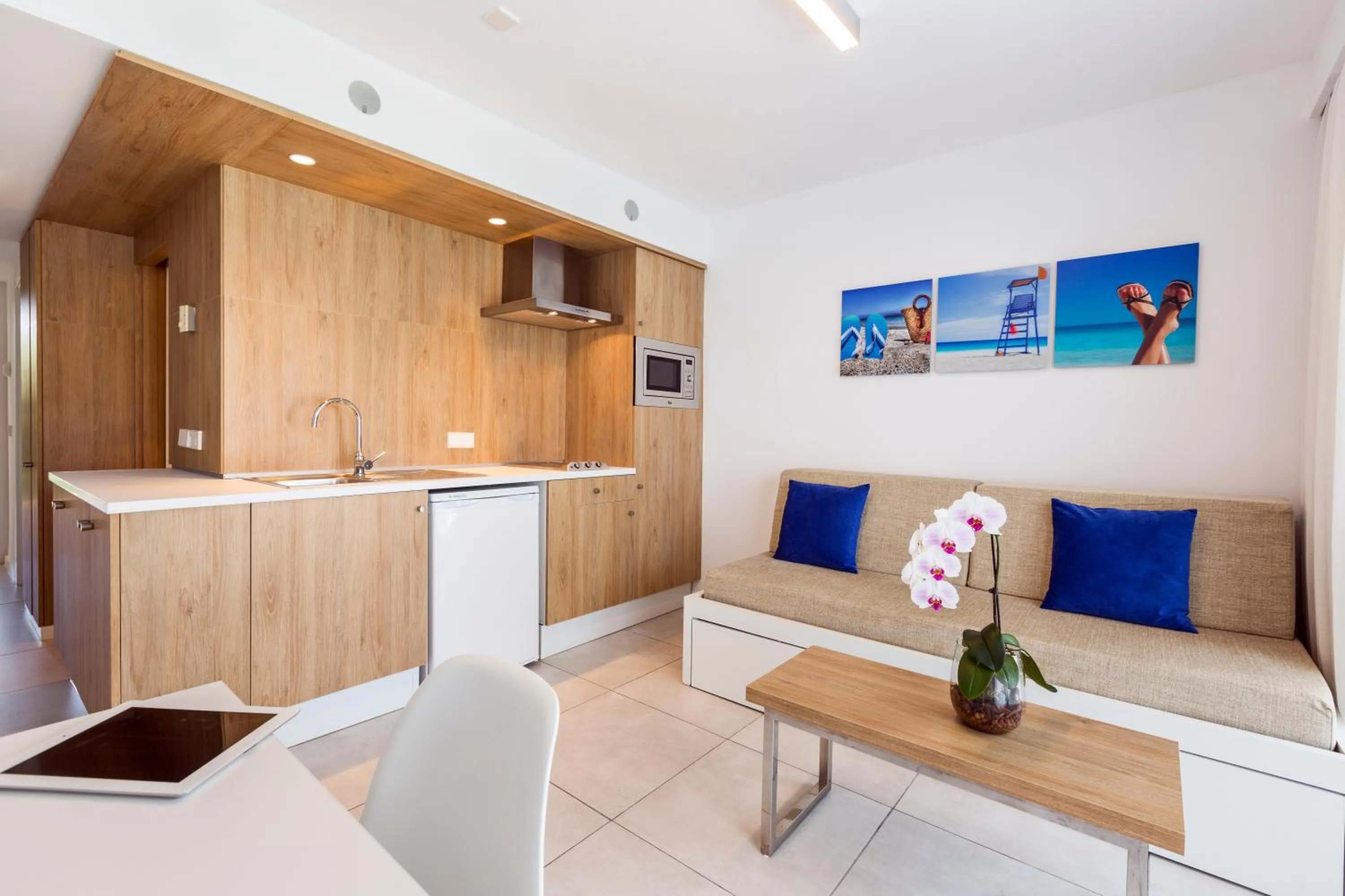 Kitchen or kitchenette in Playas Ca's Saboners