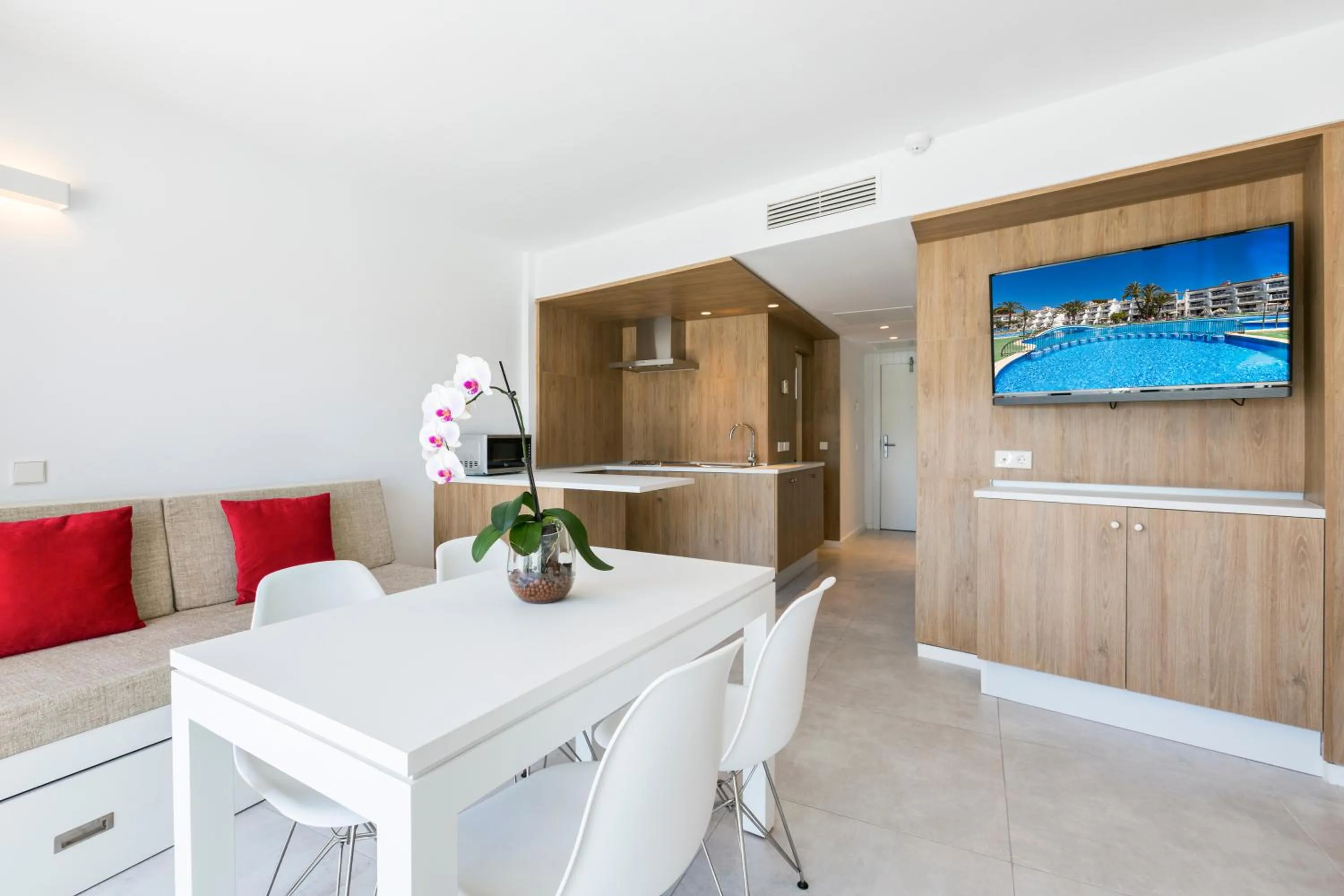 Kitchen or kitchenette in Playas Ca's Saboners