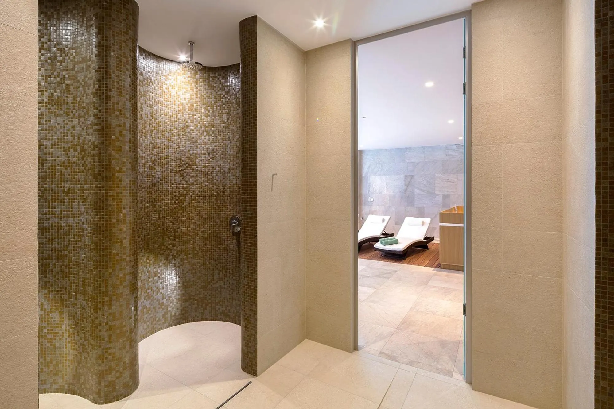 Sauna in Eva Park Life & Spa