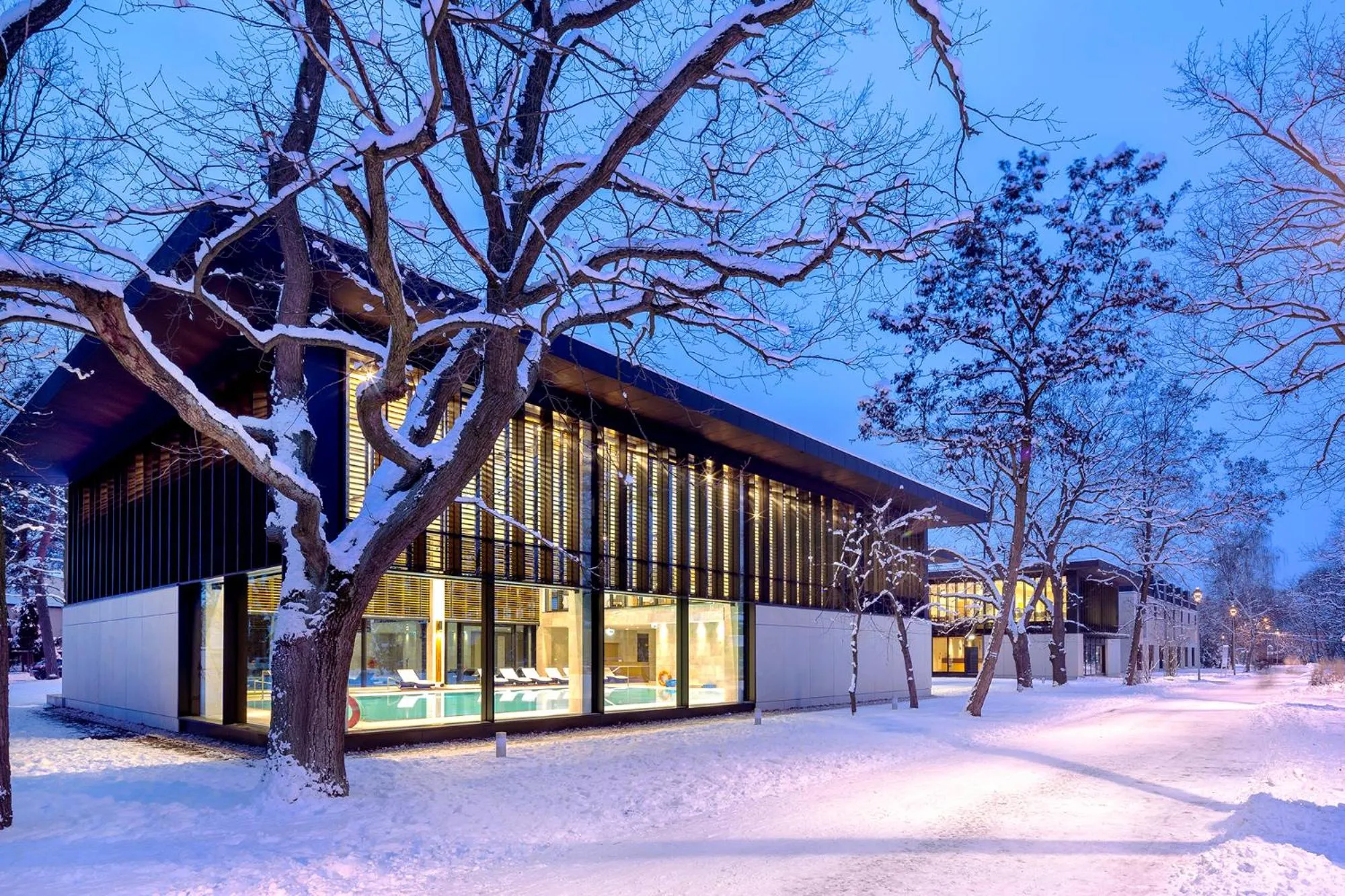 Pool view in Eva Park Life & Spa